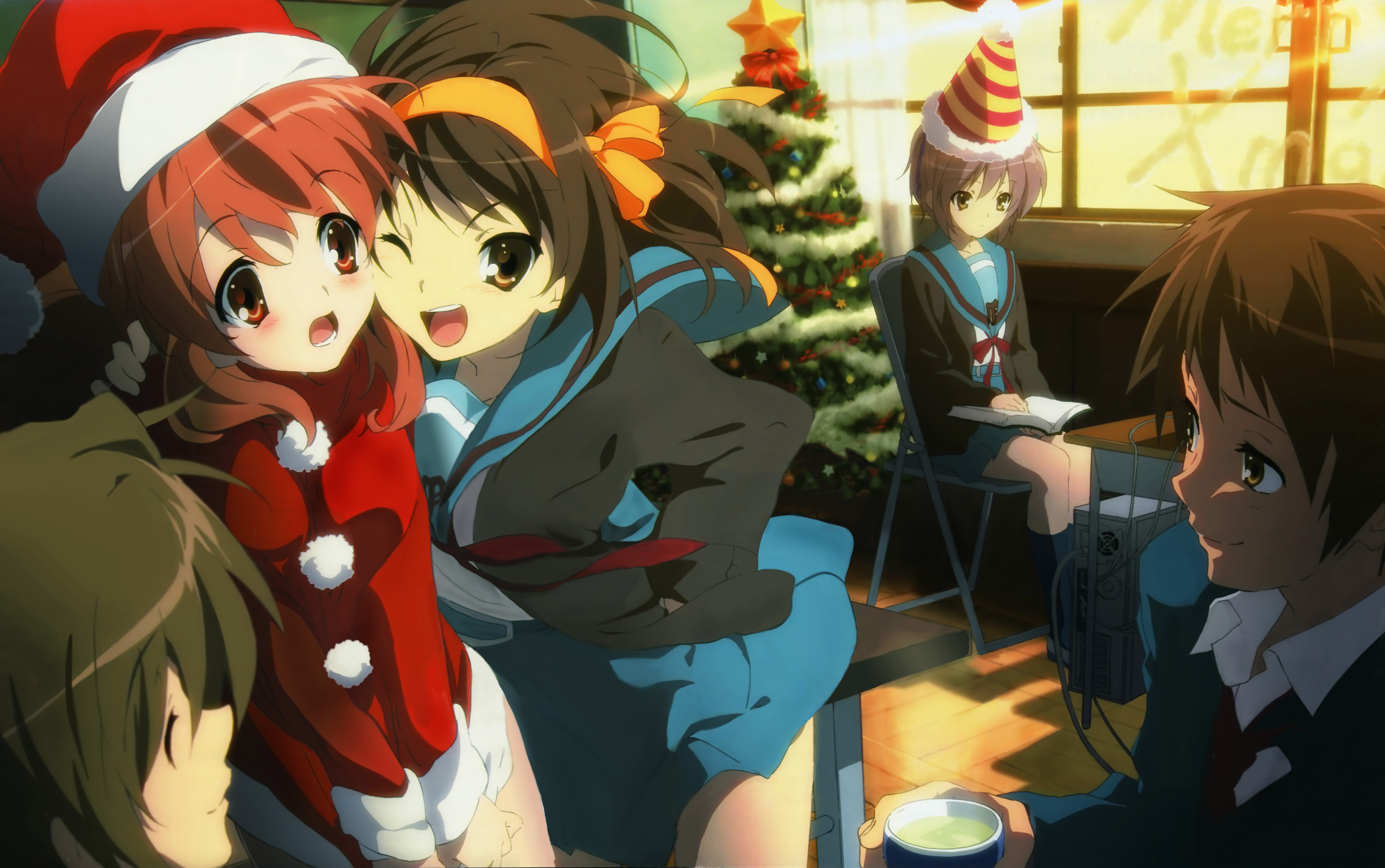 arts culture and entertainment, outdoors, 5K, art and craft, representation, Asahina Mikuru, anime girls, Nagato Yuki, close-up, no people, anime, toy, HD Wallpaper