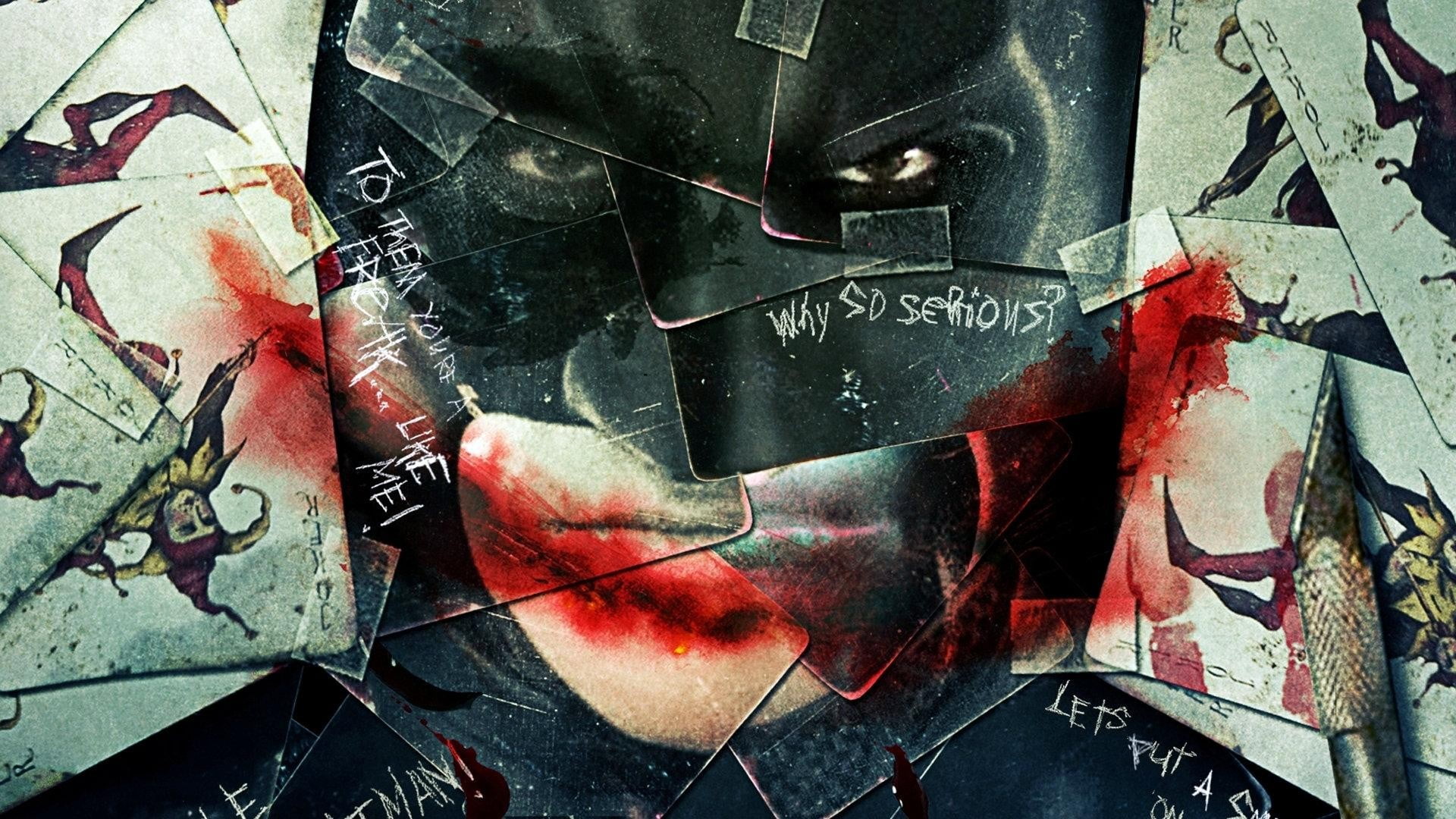 mosaic, day, positive emotion, creativity, cards, text, The Dark Knight, love, 1080P, damaged, emotion, no people, movies, communication, western script, HD Wallpaper