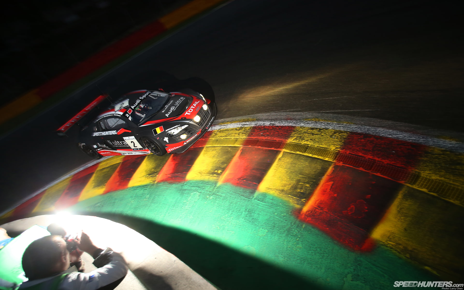 audi, photographer, hd, car, cars, r8, r, 1080P, race, flash, night, track, HD Wallpaper