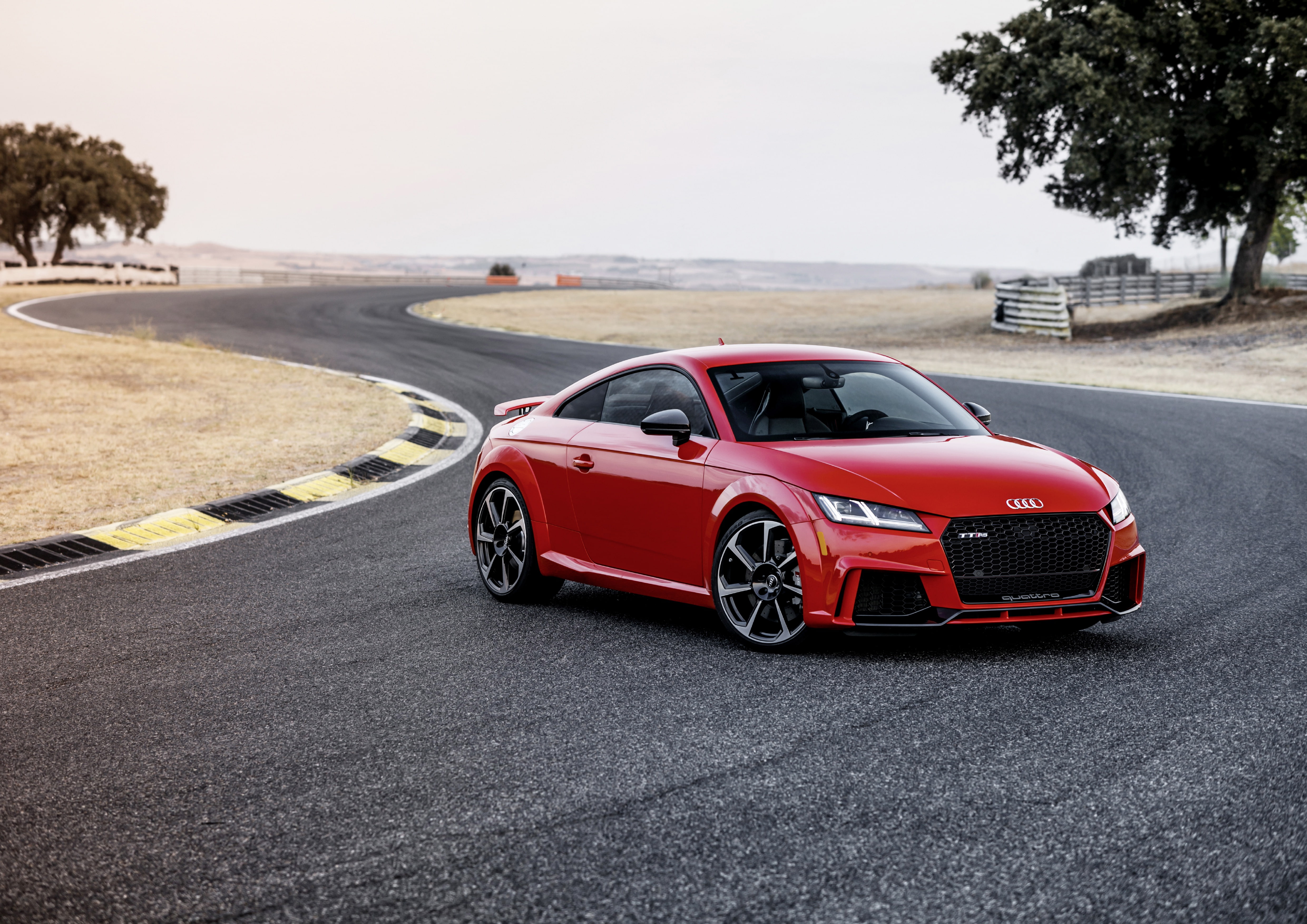 4K, 2018, Red, German, Track, TT, RS, Audi, HD Wallpaper