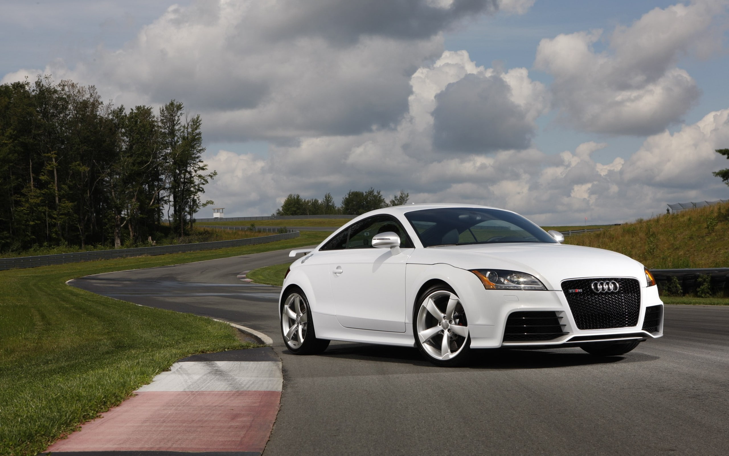 motor vehicle, 2K, mode of transportation, day, car, environment, sports car, luxury, audi sports car audi on track white audi, land vehicle, journey, HD Wallpaper