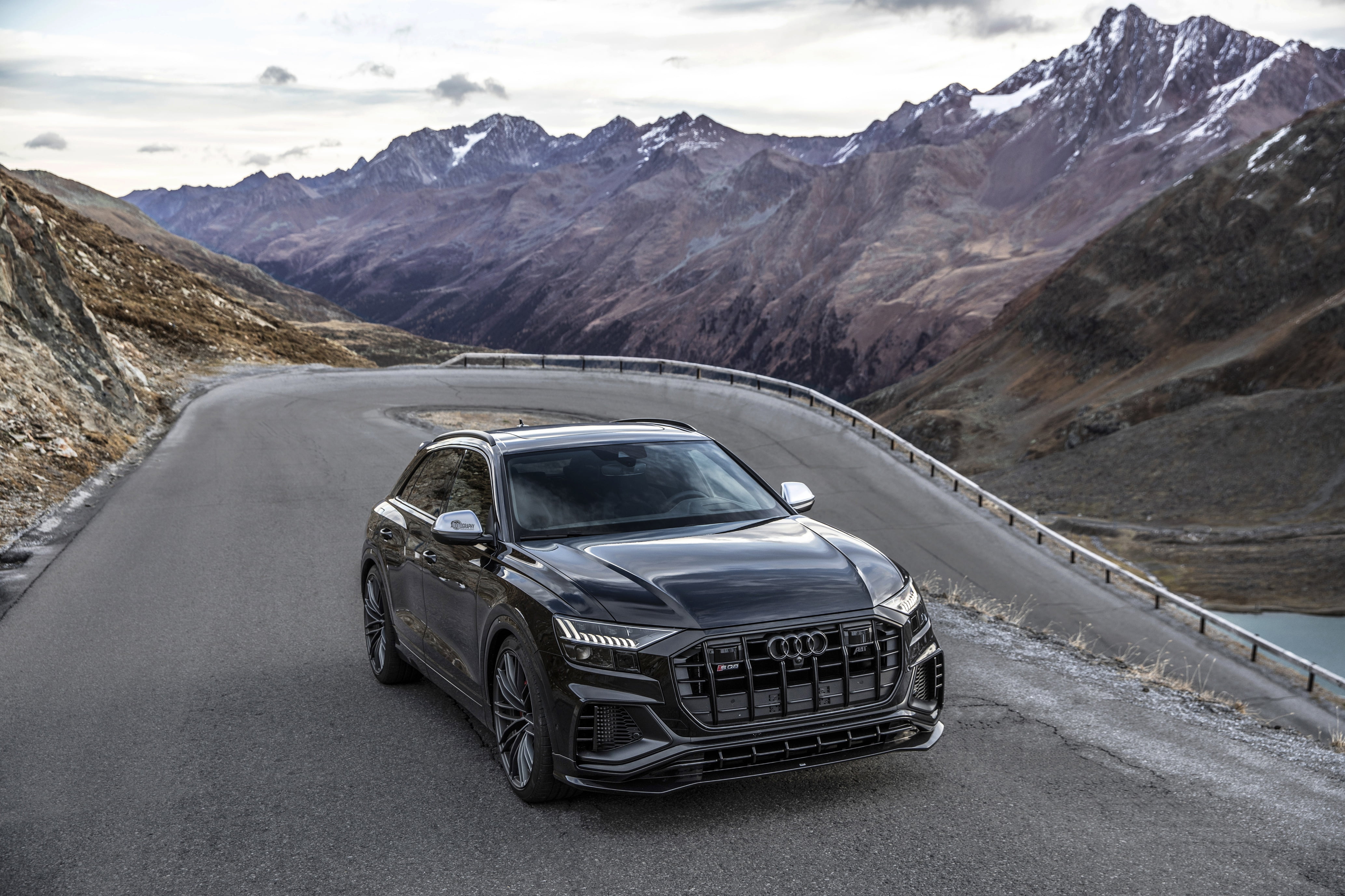 Car, Audi Q8, SUV, Luxury Car, Vehicle, 4K, Audi, Black Car, HD Wallpaper
