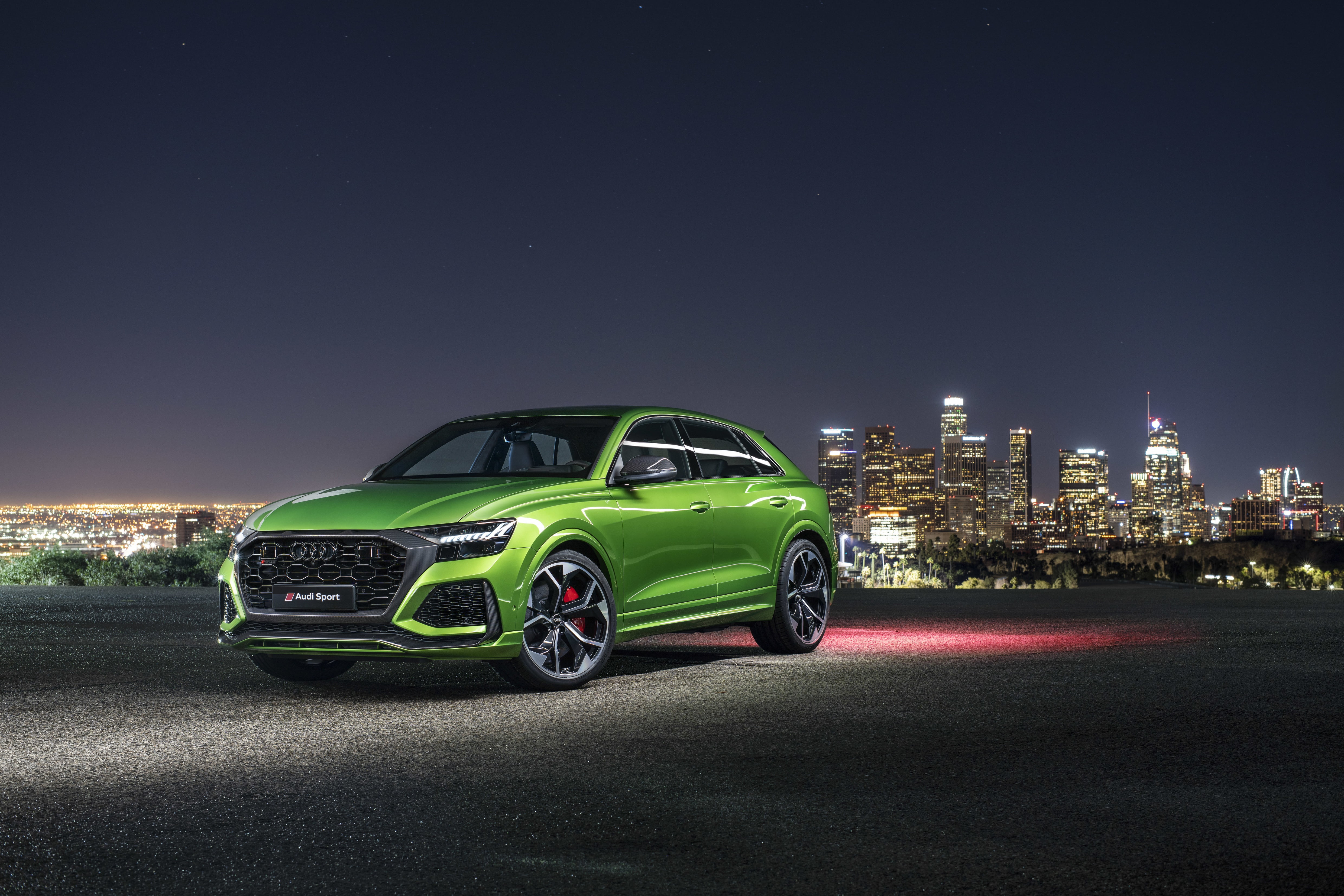 Vehicle, 4K, Car, Audi, Audi RS Q8, SUV, Green Car, Luxury Car, HD Wallpaper
