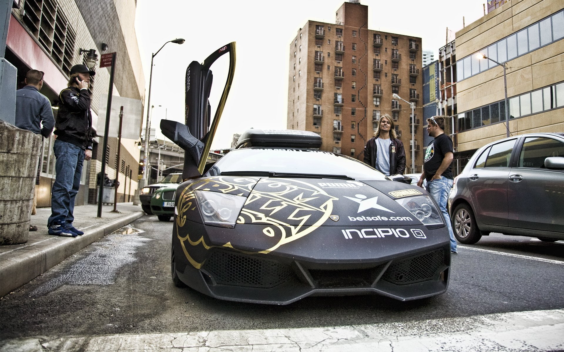 1080P, lamborghini, gumball, murcielago, HD Wallpaper