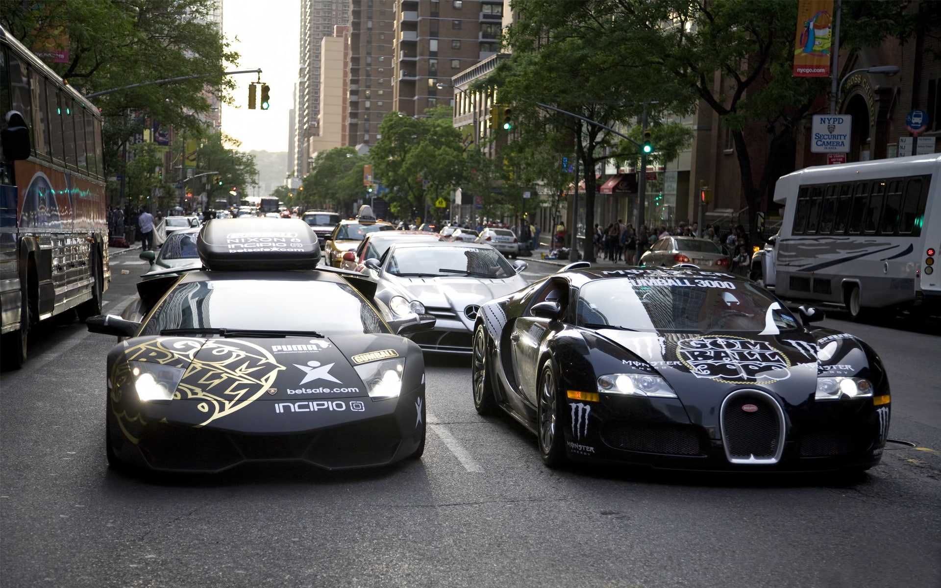 reventon, supercars, cars, black, bugatti, lamborghini, 1080P, gumball, veyron, HD Wallpaper