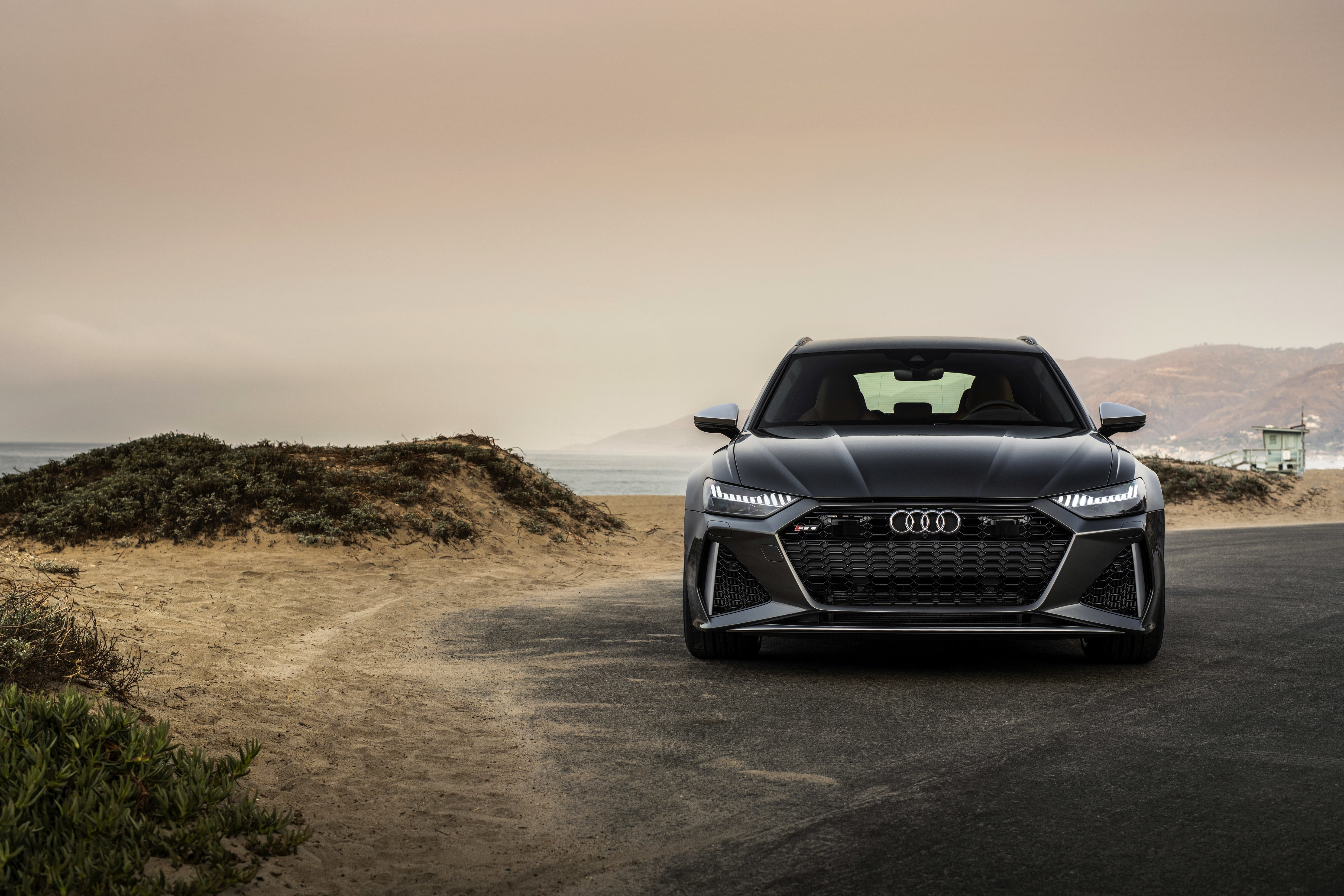 Audi, Luxury Car, Silver Car, Vehicle, 4K, Car, Audi RS6 Avant, HD Wallpaper
