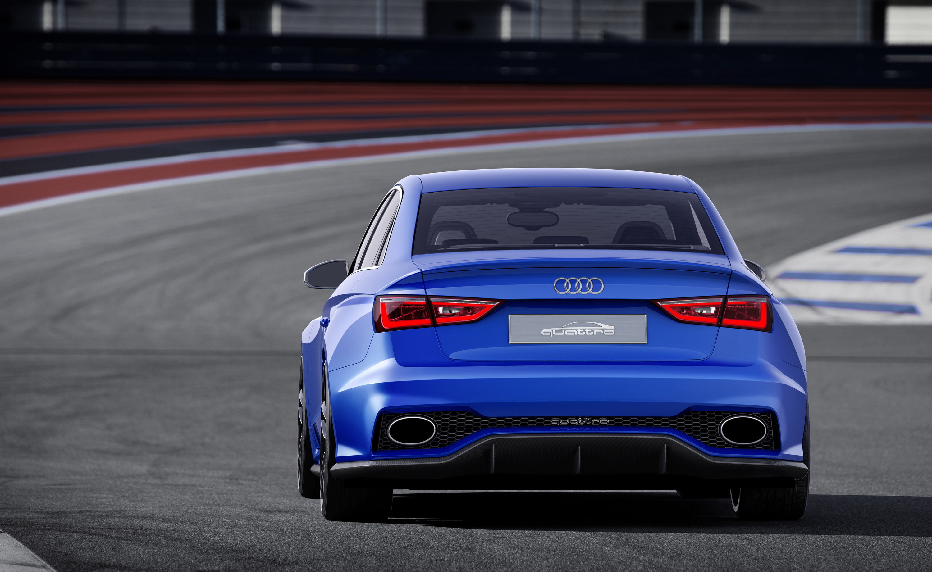 front View, modern, power, no people, racecar, a3, sport, sedan, blurred motion, auto racing, motor racing track, car, luxury, new, motor Vehicle, supercar, HD Wallpaper