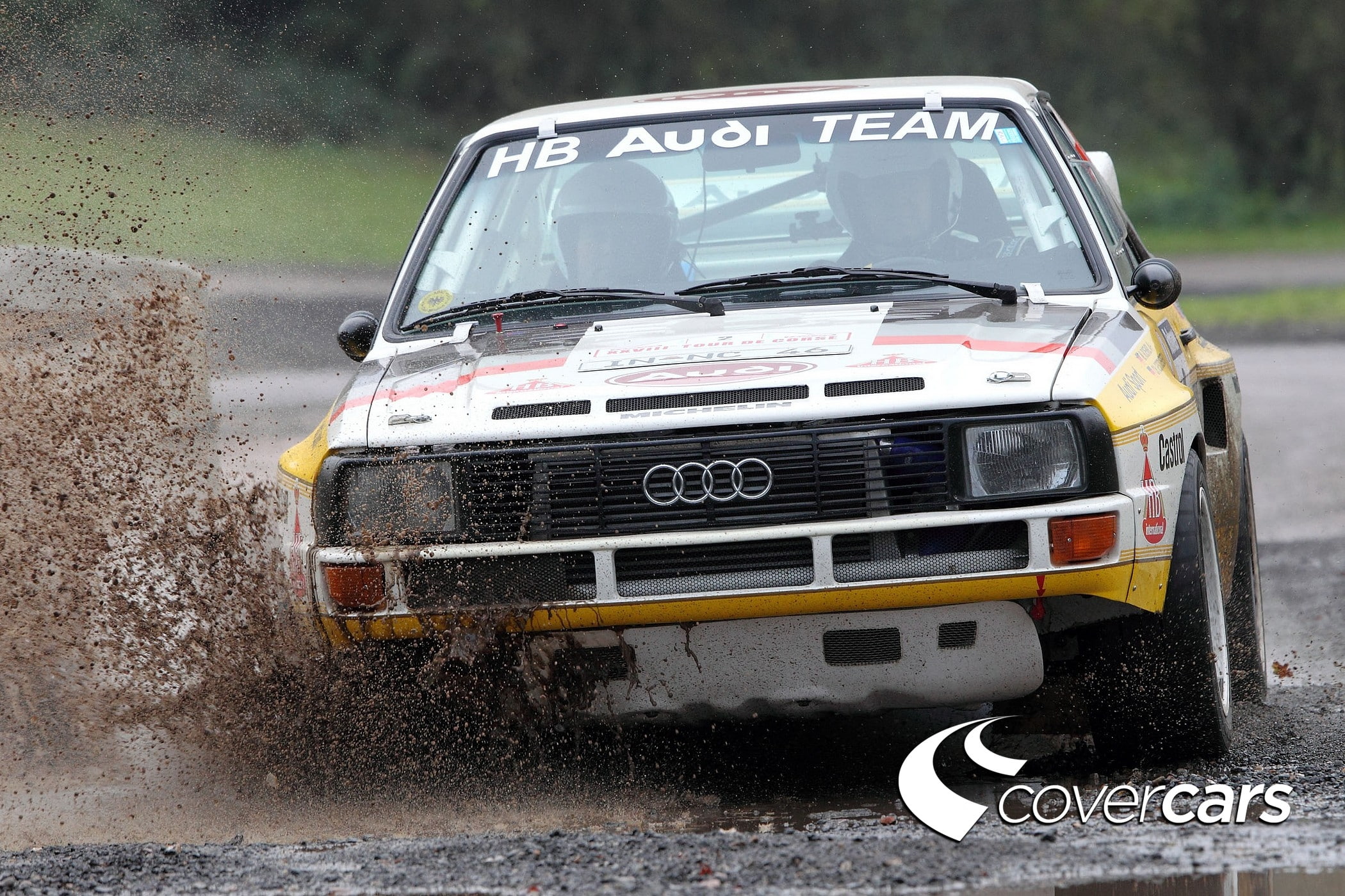 german, x, art, quattro, wallpa, cars, audi, water, 1080P, wet, racing, rally, hd, HD Wallpaper