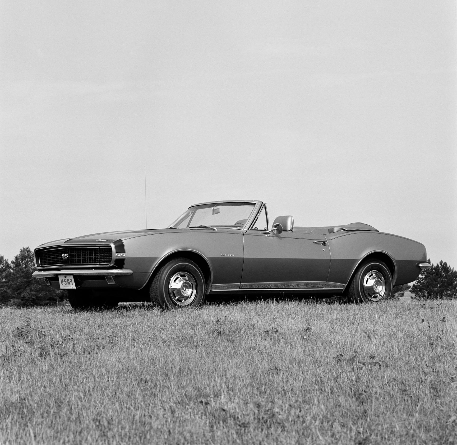 classic, r-s, rs-ss, 1080P, muscle, s-s, 350, camaro, chevrolet, convertible, 1967, HD Wallpaper