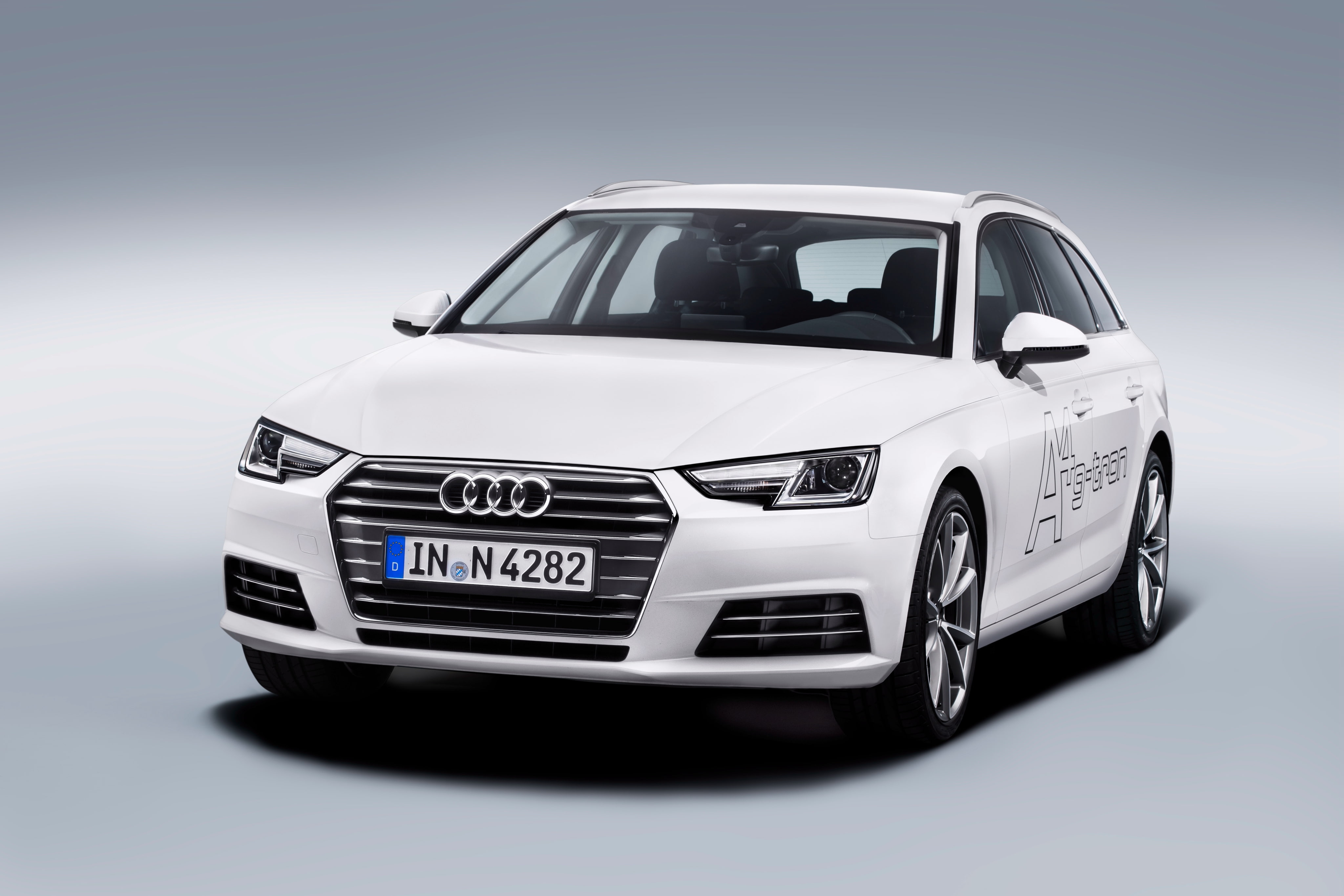 series, 4K, Audi A4 Avant g-tron, audi, white, 4K, sedan, 2017, HD Wallpaper