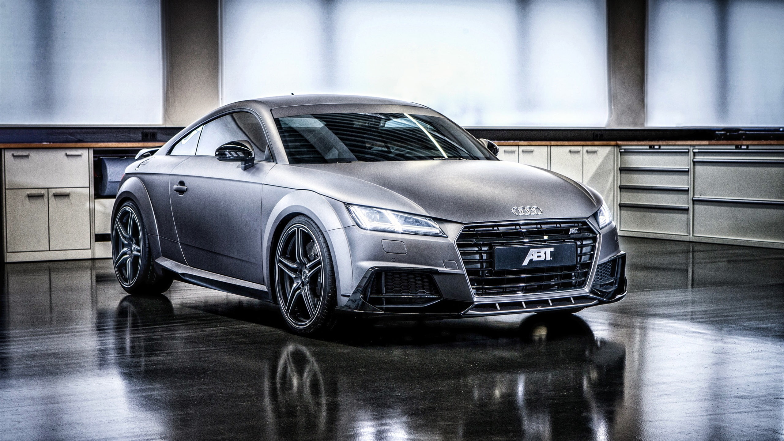 2015, Car, 2K, TT, View, Front, abt, Audi, HD Wallpaper