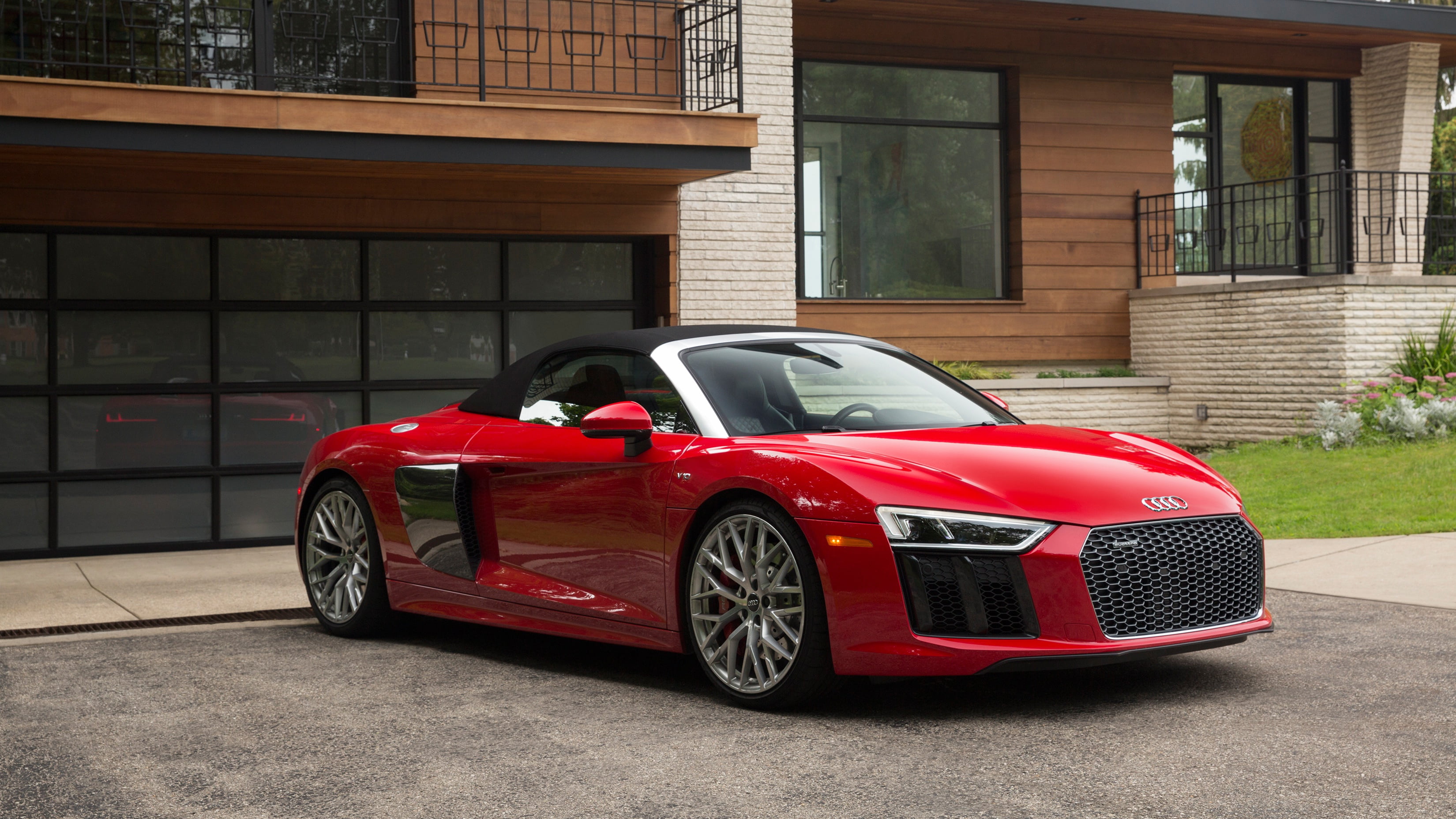 Spyder, V10 Plus, Audi R8, 2K, HD Wallpaper