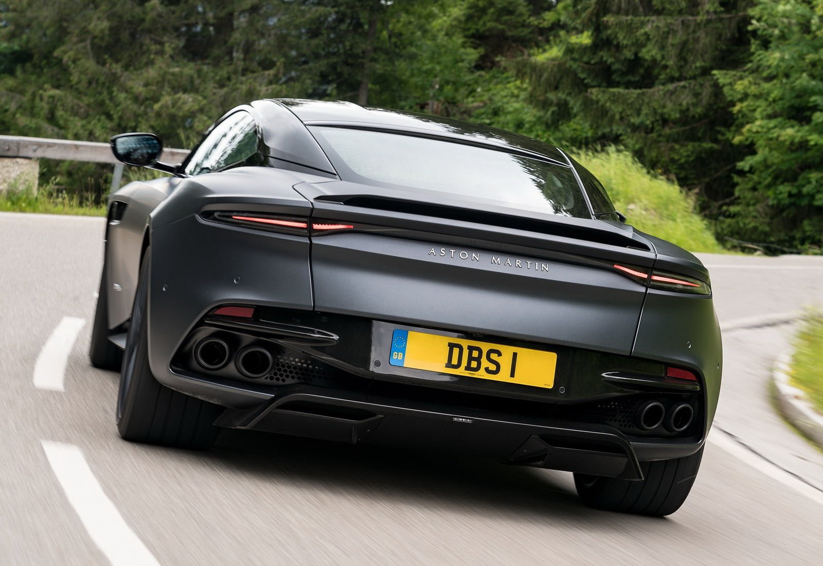 travel, no people, road, tree, nature, motion, martin, (2019), day, land vehicle, aston, transportation, dbs, focus on foreground, sunlight, 720P, xenon, HD Wallpaper