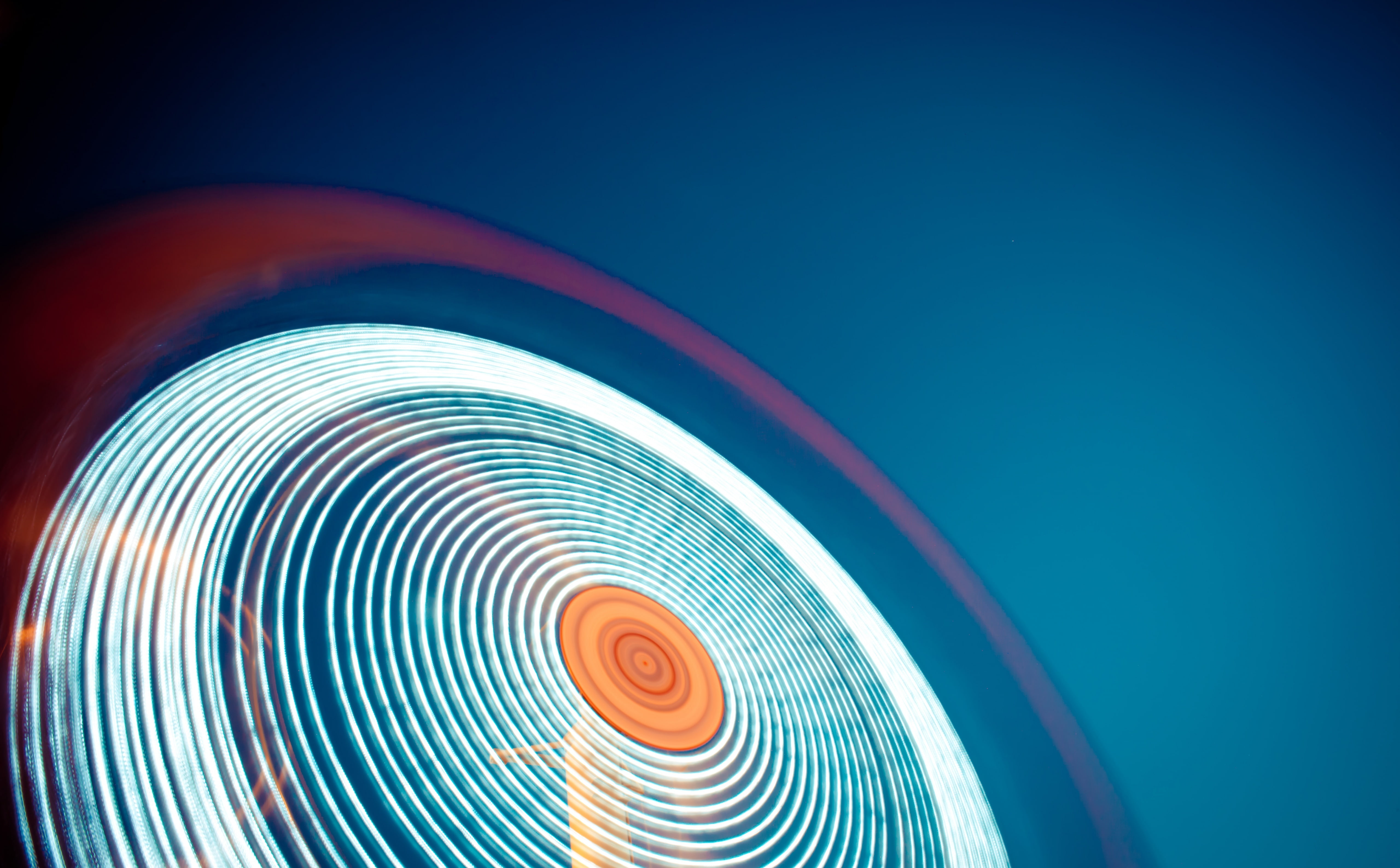 enough, United States, spinning, California, blue, blue background, ferris wheel, colored background, Santa Cruz County, abstract, multi colored, close-up, HD Wallpaper
