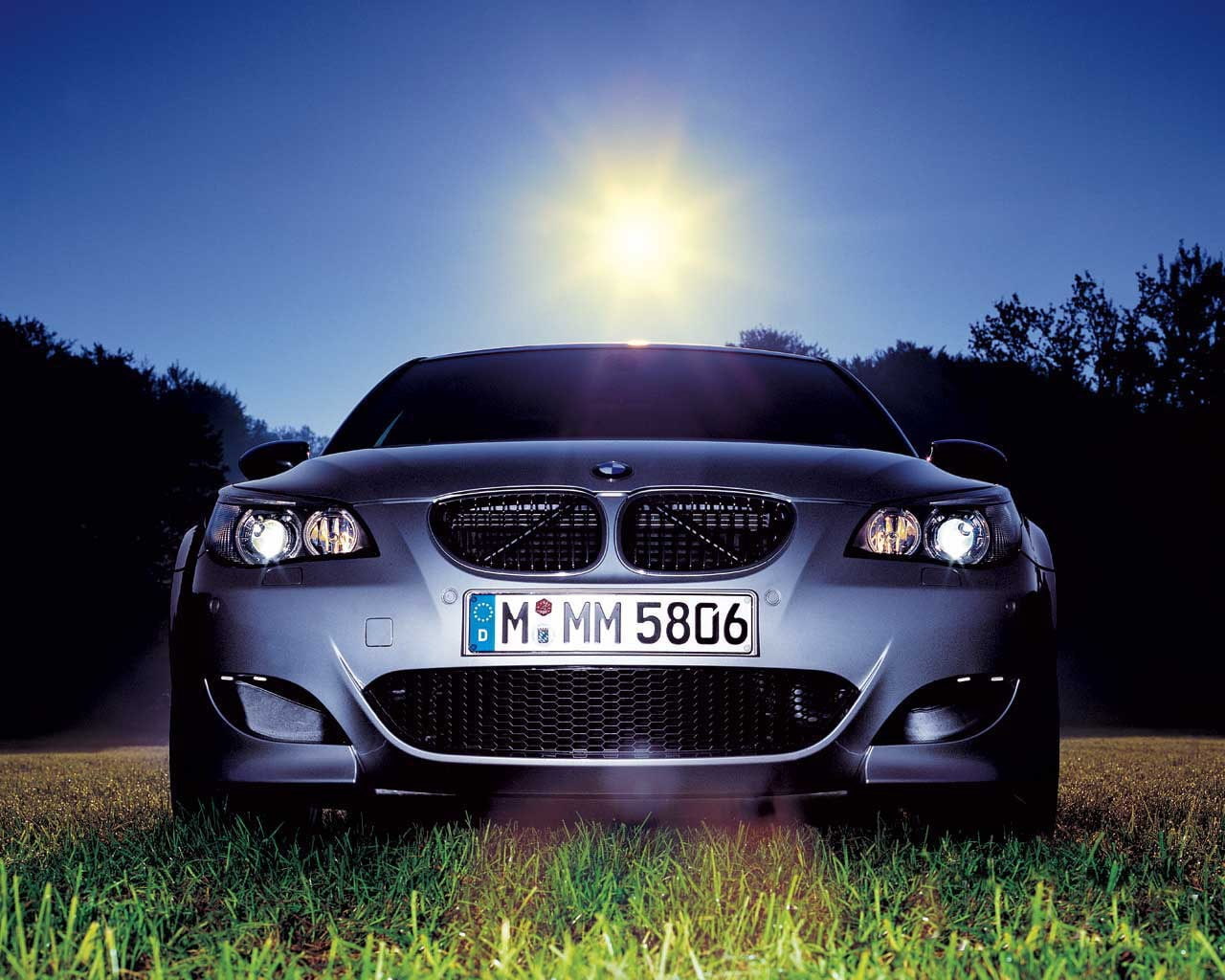 BMW, 720P, grass, MMM, HD Wallpaper