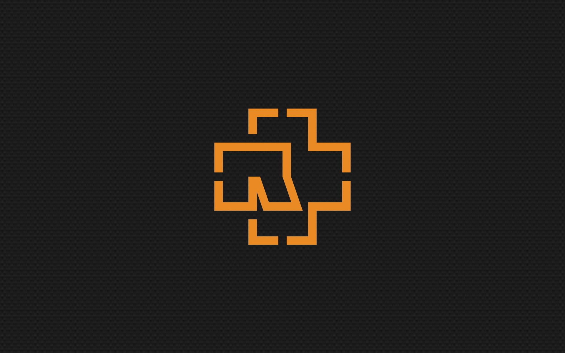 rammstein, minimalistic, symbol, 1080P, HD Wallpaper