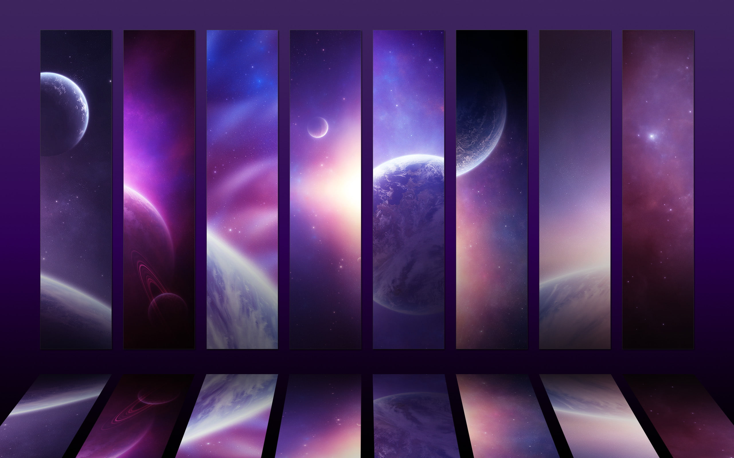 purple, 2K, collection, space and planet, cosmos, HD Wallpaper