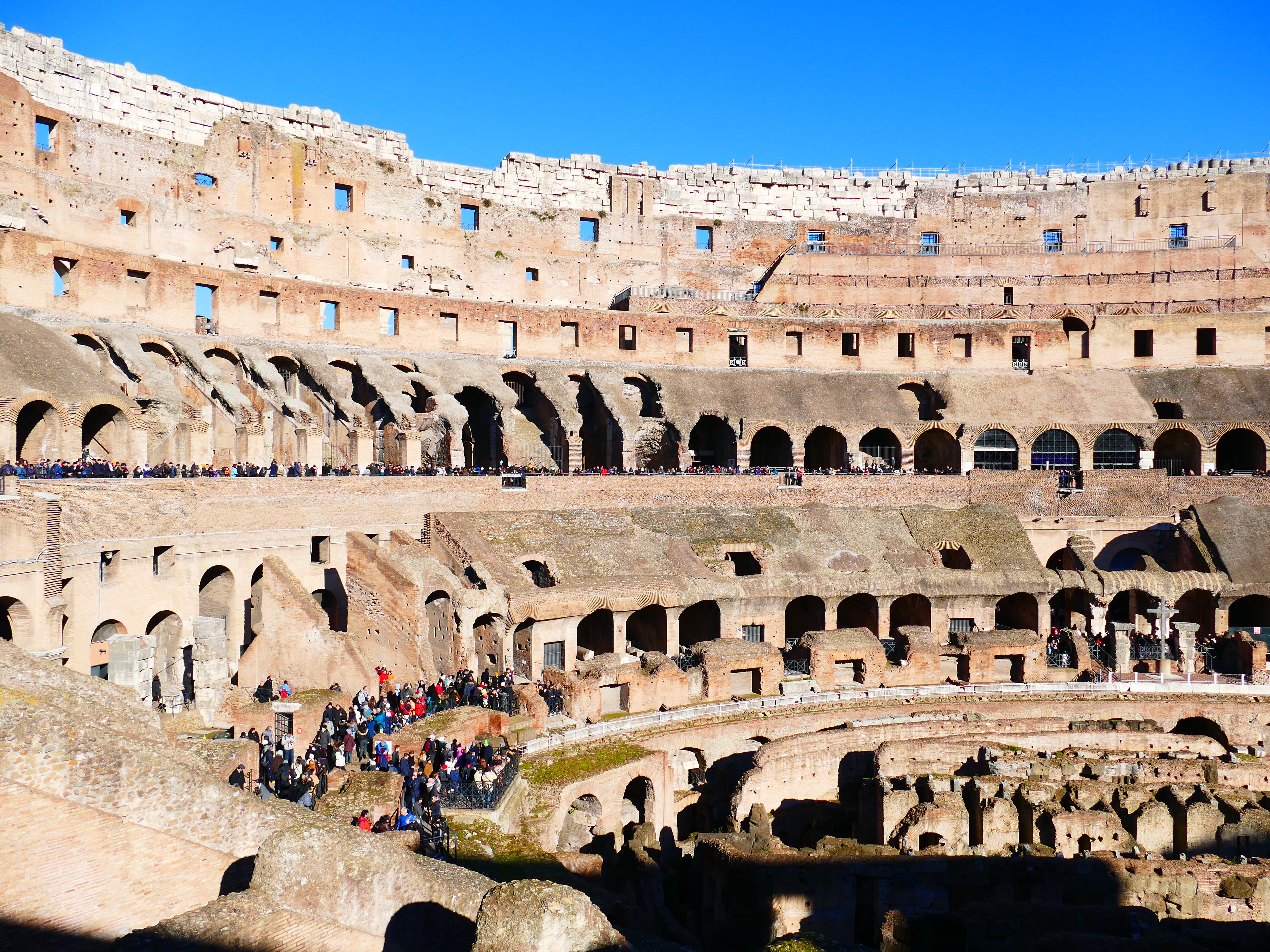old Ruin, outdoors, roman, tourism, group of people, the past, travel, tourist, stadium, colosseum, old, coliseum, ruined, building, interior, antiquity, HD Wallpaper