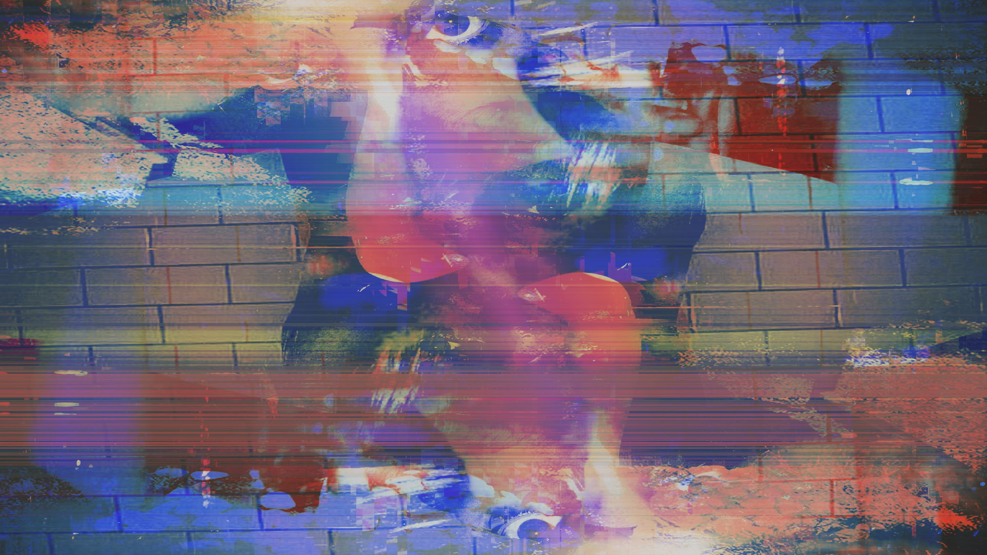backgrounds, wall - building feature, creativity, paintings, built structure, paint, digital composite, graffiti, reflection, multiple exposure, multi colored, HD Wallpaper