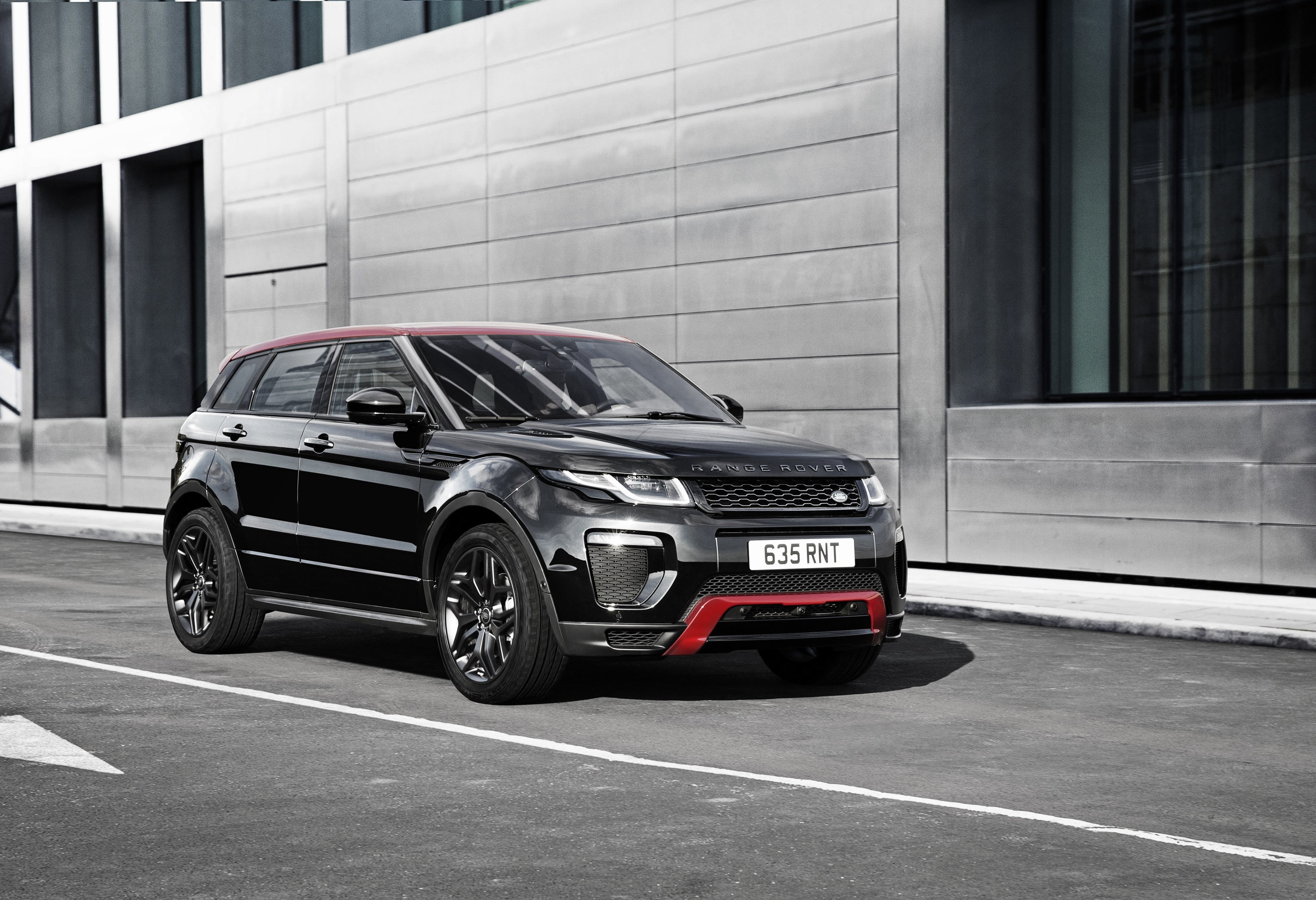 4K, mode of transportation, on the move, marking, stationary, street, travel, car, building exterior, land vehicle, range rover evoque 4k full hd pic, HD Wallpaper