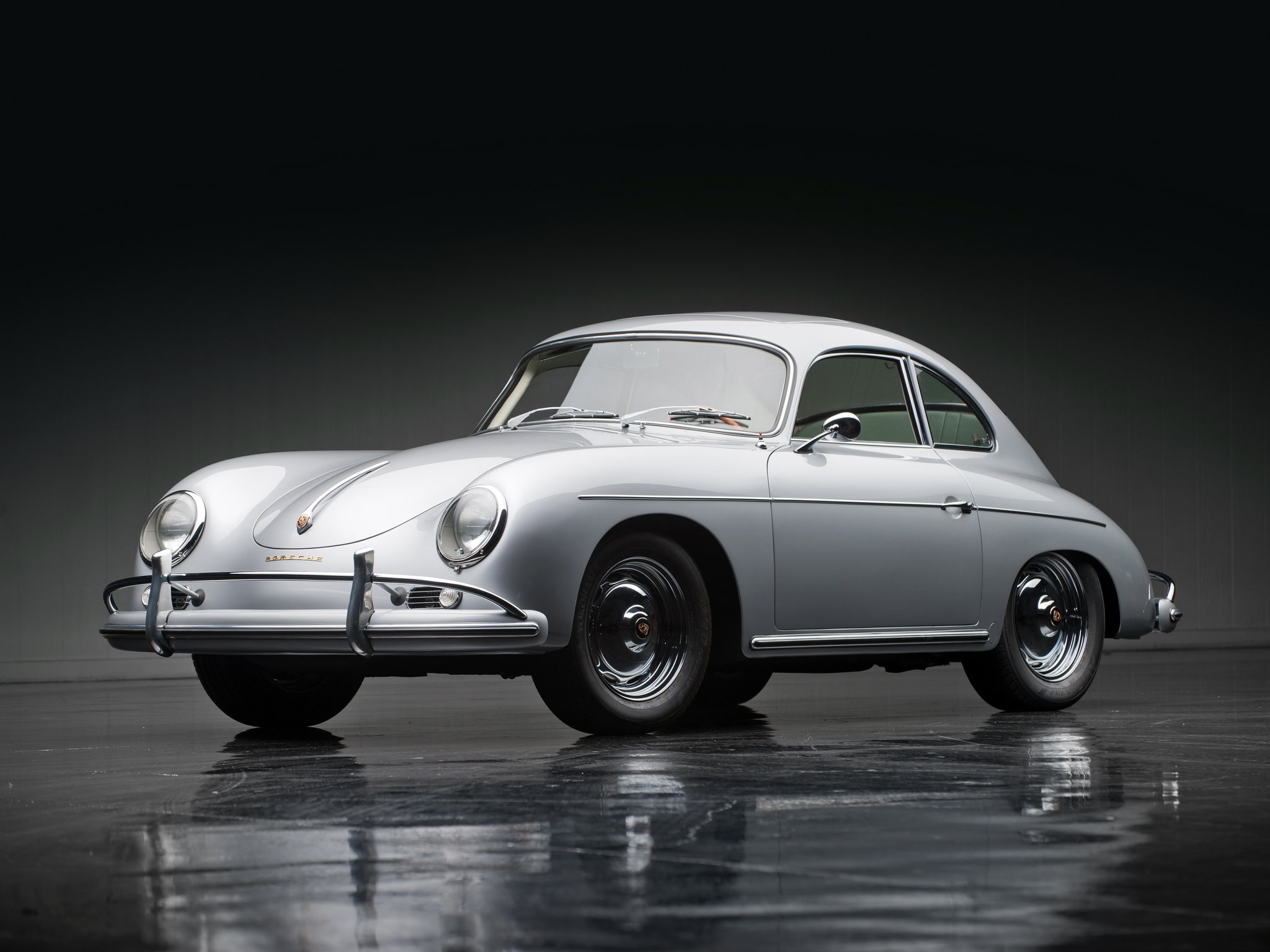 retro, super, 1957, 1600, porsche, reutter, coupe, 1080P, t 2, 356a, HD Wallpaper