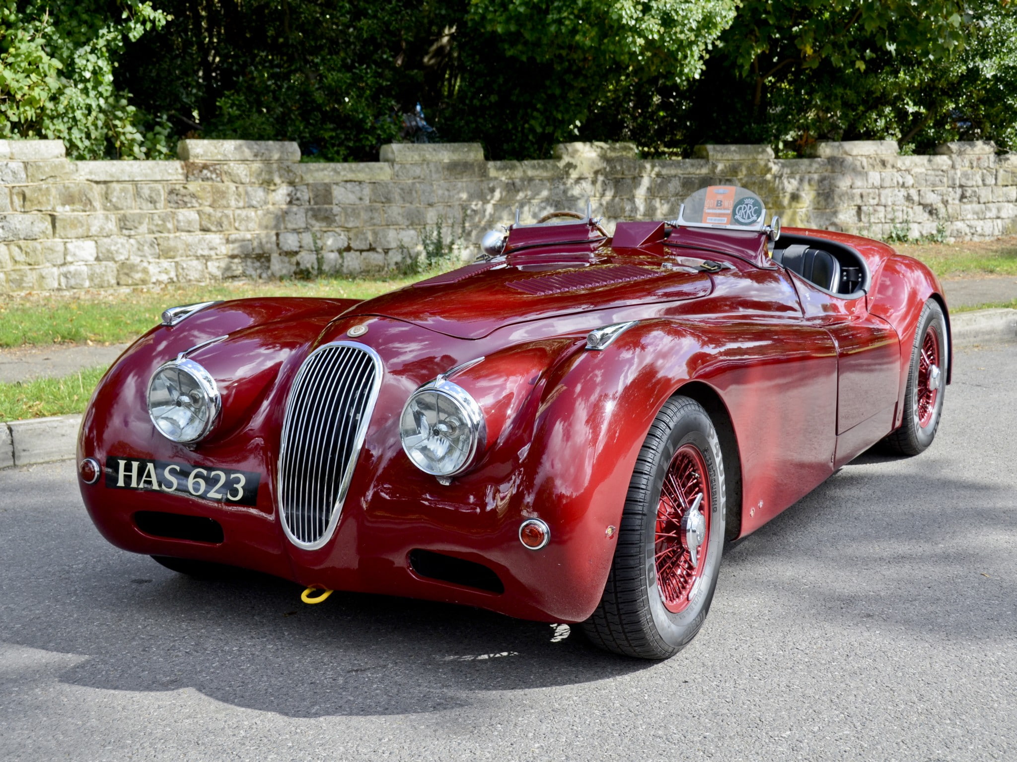 retro, roadster, alloy, lt2, xk120, supercar, racing, race, 1950, 1080P, jaguar, HD Wallpaper