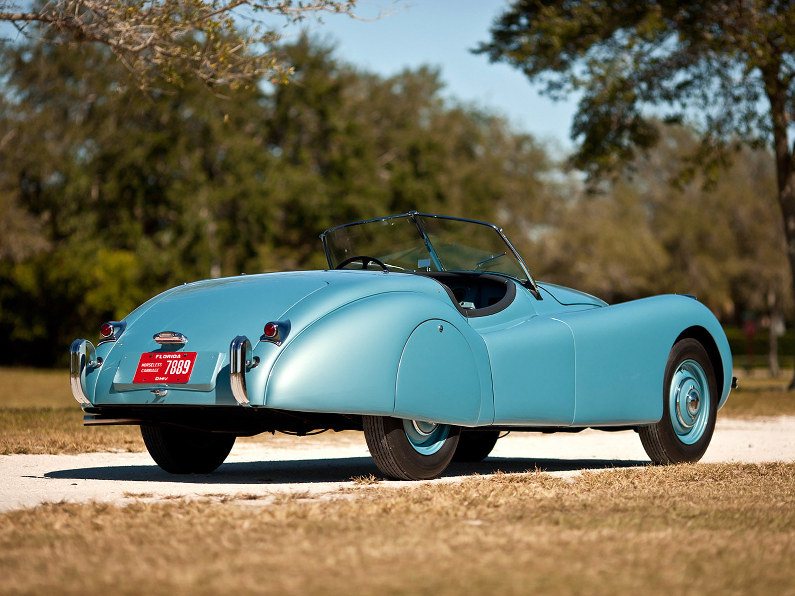roadster, xk120, alloy, jaguar, sportcar, retro, 1949, 720P, HD Wallpaper
