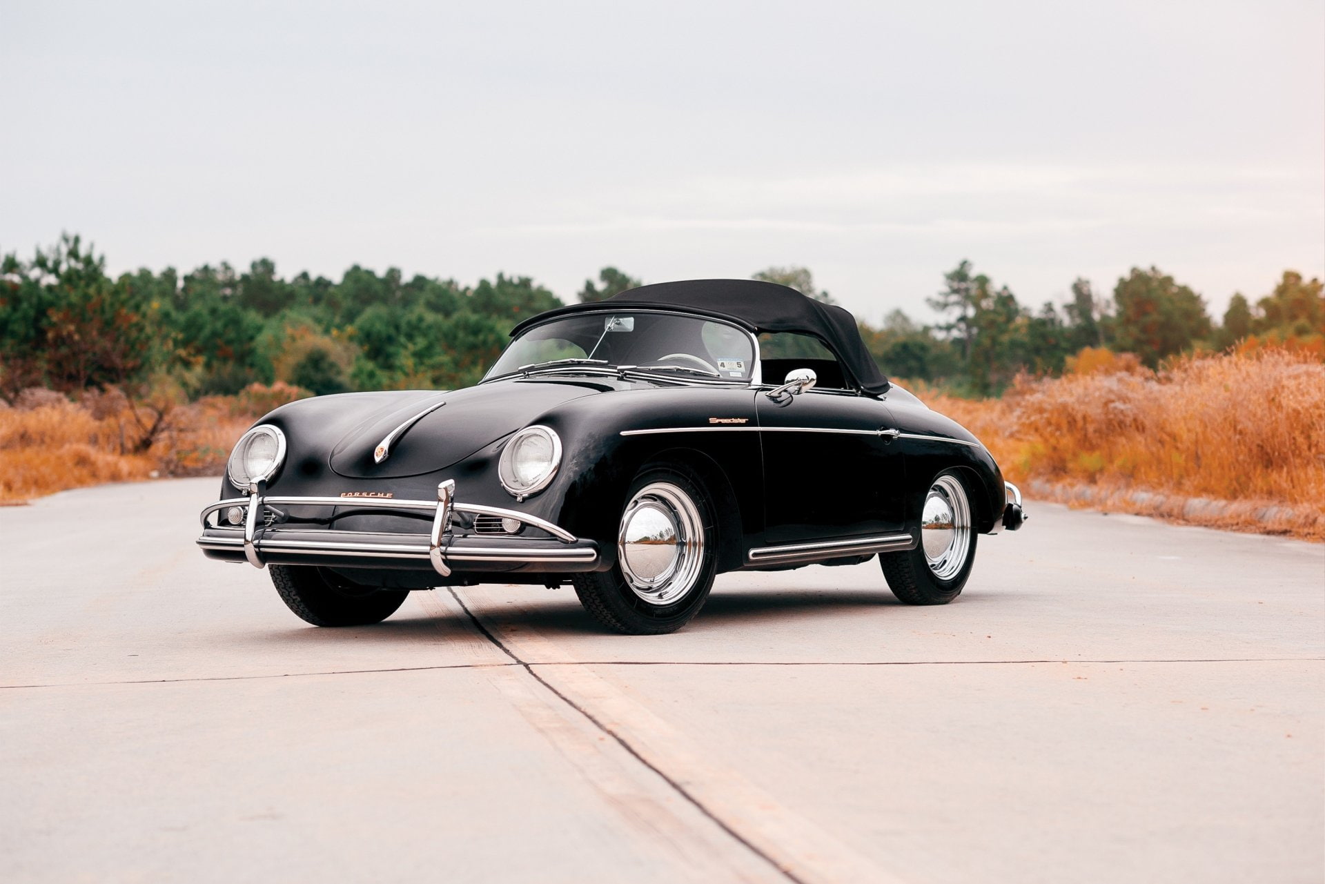 Car, Vehicle, Black Car, Porsche 356, 1080P, Porsche, Speedster, Sport Car, HD Wallpaper