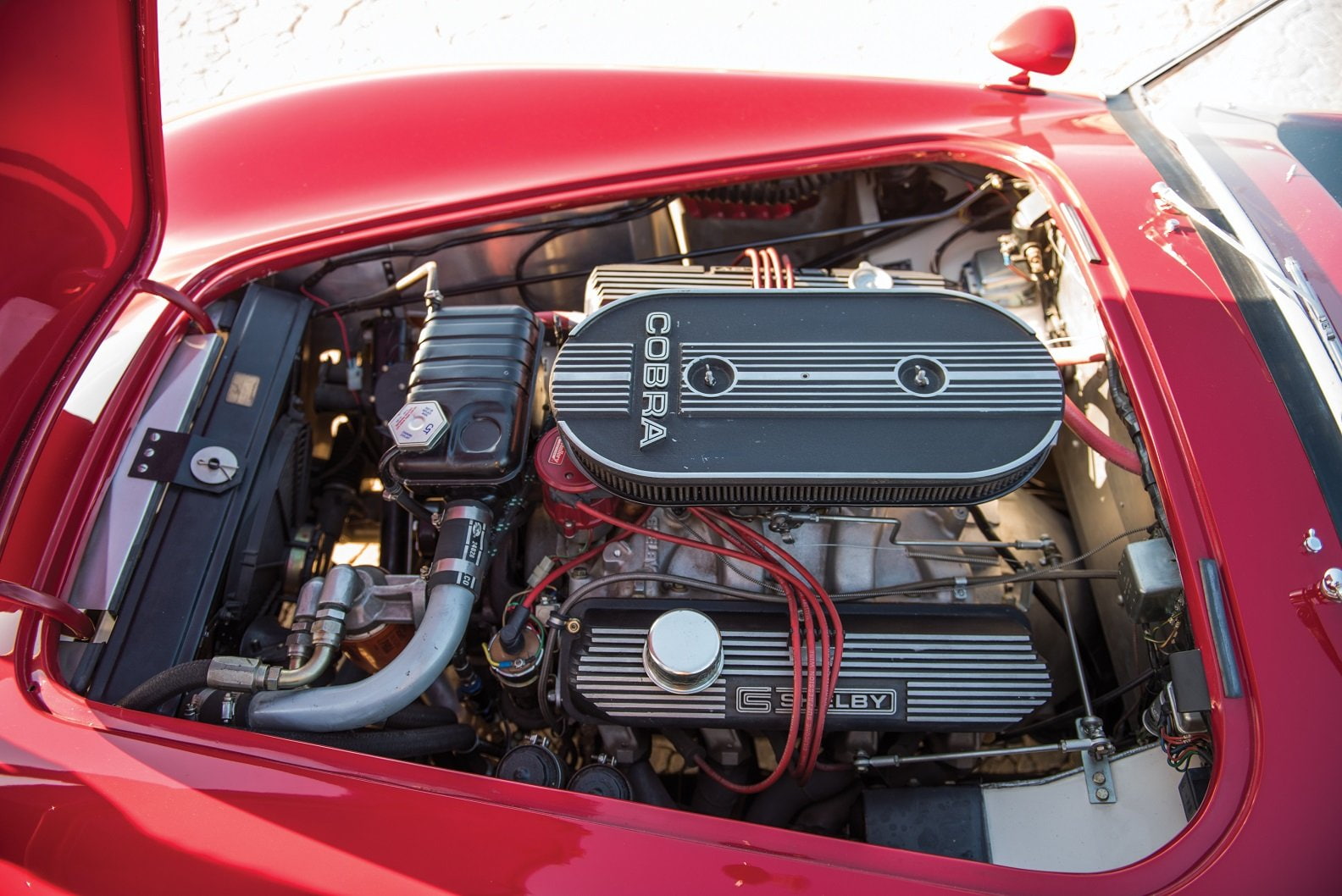 720P, shelby, red, 1965, cobra, cars, classic, engine, 427, HD Wallpaper
