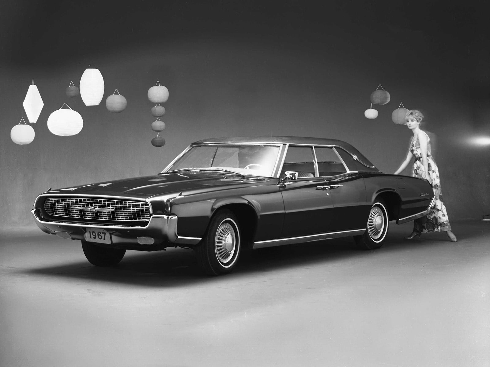 ford, 720P, sedan, 1967, thunderbird, landau, HD Wallpaper