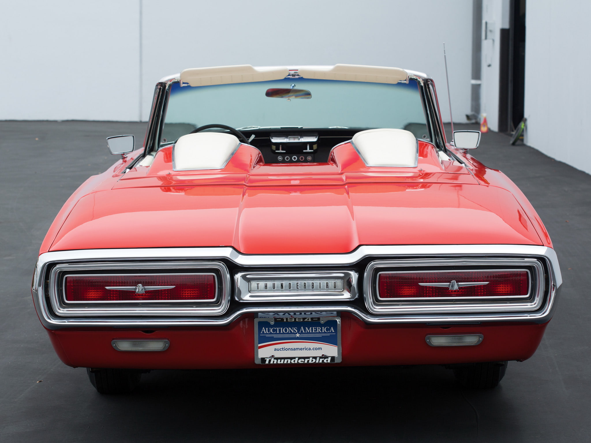 ford, thunderbird, 76a, convertible, classic, 1964, 1080P, HD Wallpaper