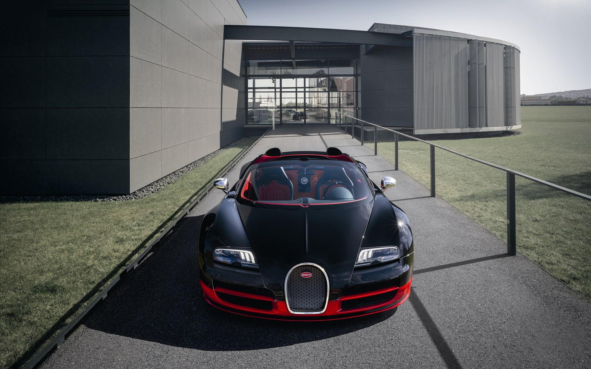 2012, black, grand, sport, vitesse, 1080P, veyron, bugatti, cars, convertible, HD Wallpaper