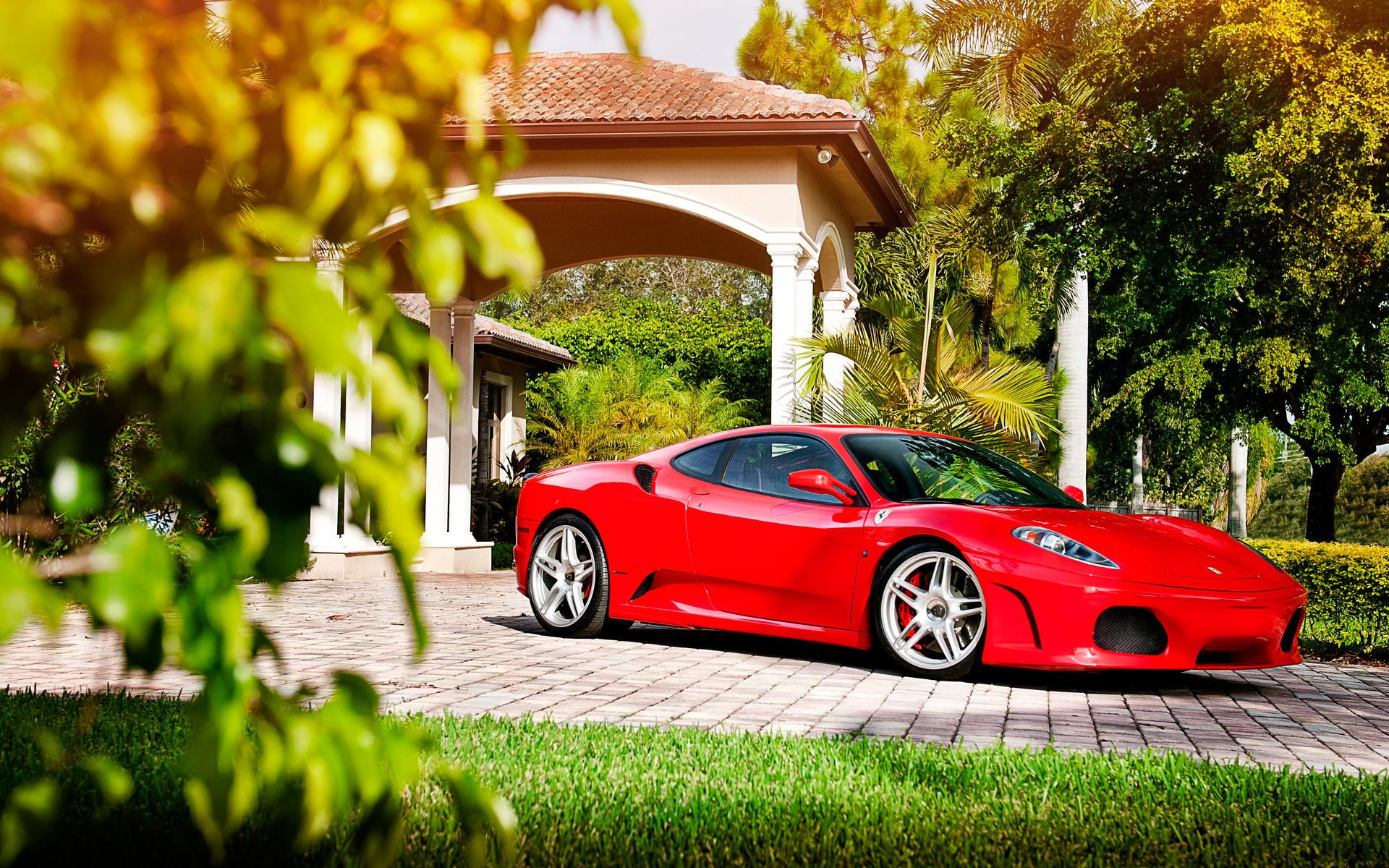 f430, adv, ferrari, adv1, coupe, wheels, f, red, 1080P, HD Wallpaper