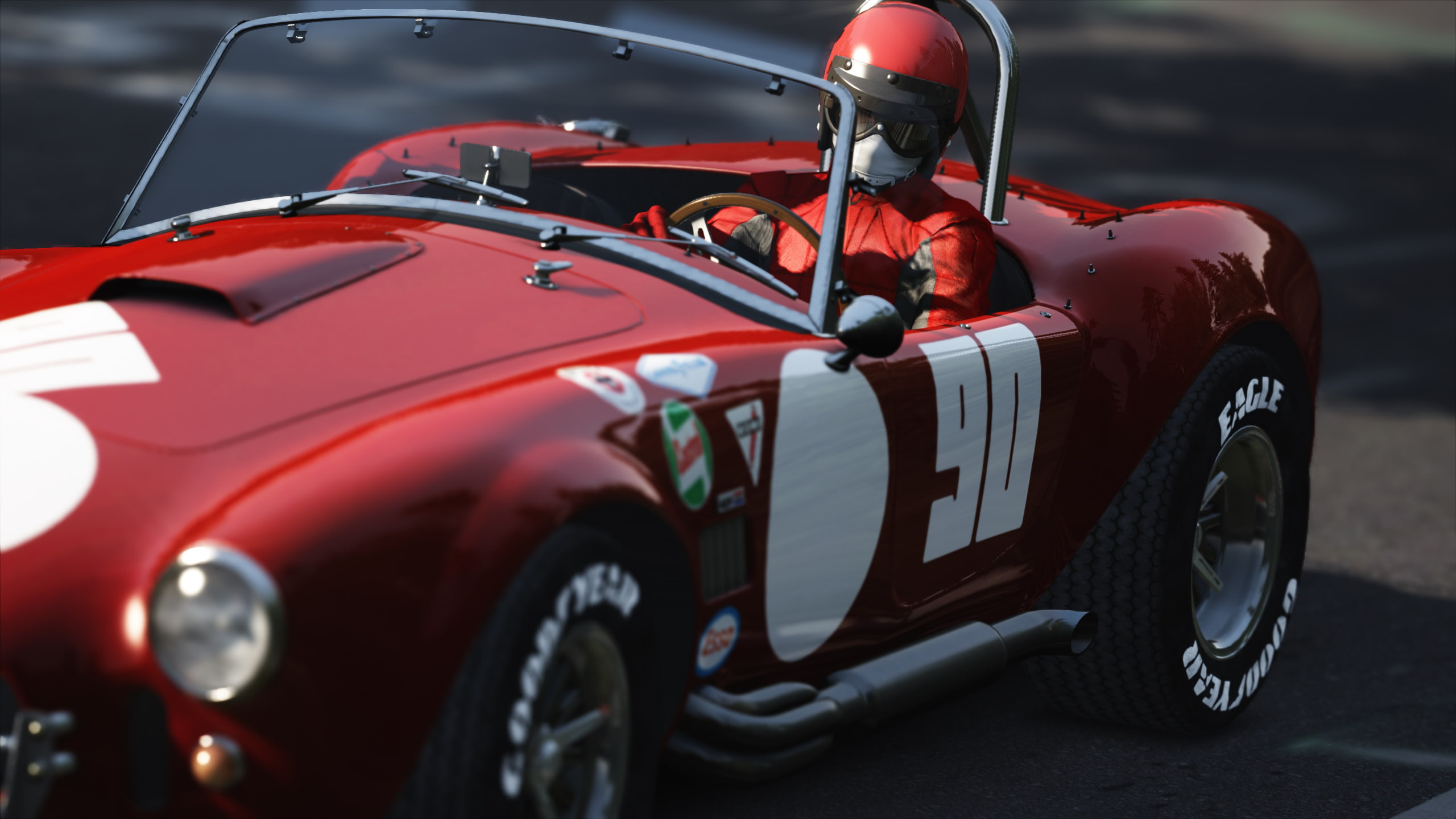 Shelby Cobra 427 S/C, Assetto Corsa, Racing, 2K, Video Game, Car, HD Wallpaper