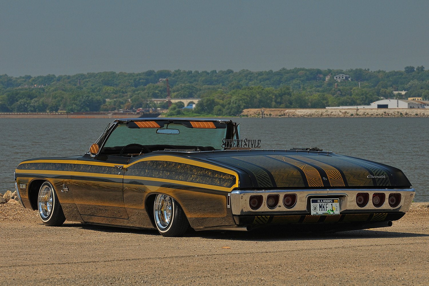 impala, rod, rods, tuning, chevrolet, 720P, 1968, hot, custom, gangsta, lowrider, HD Wallpaper