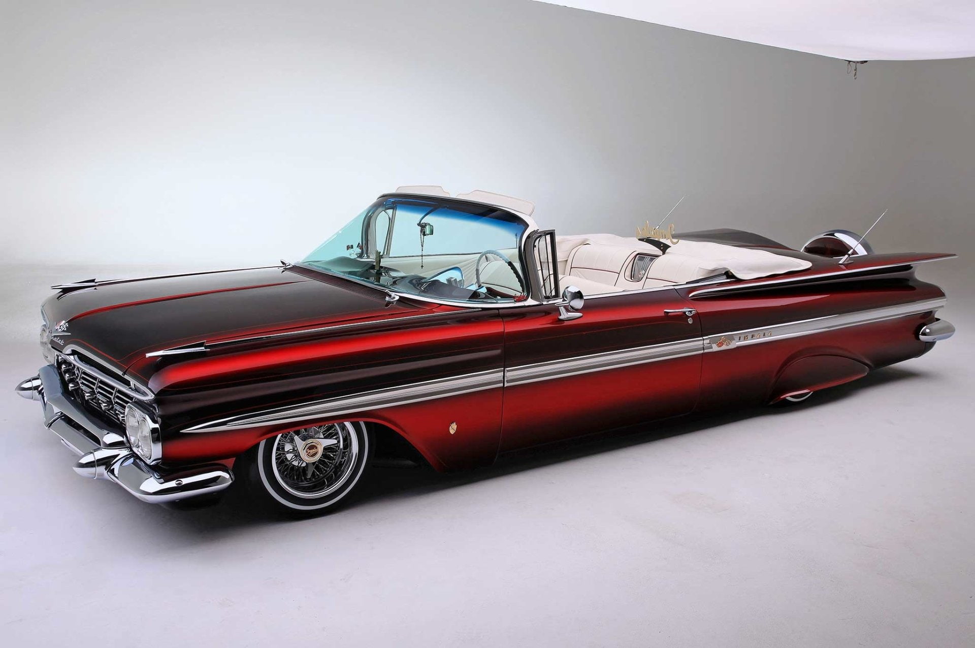 Chevrolet, 1080P, Chevrolet Impala, Muscle Car, 1959 Chevrolet Impala Convertible, Lowrider, HD Wallpaper