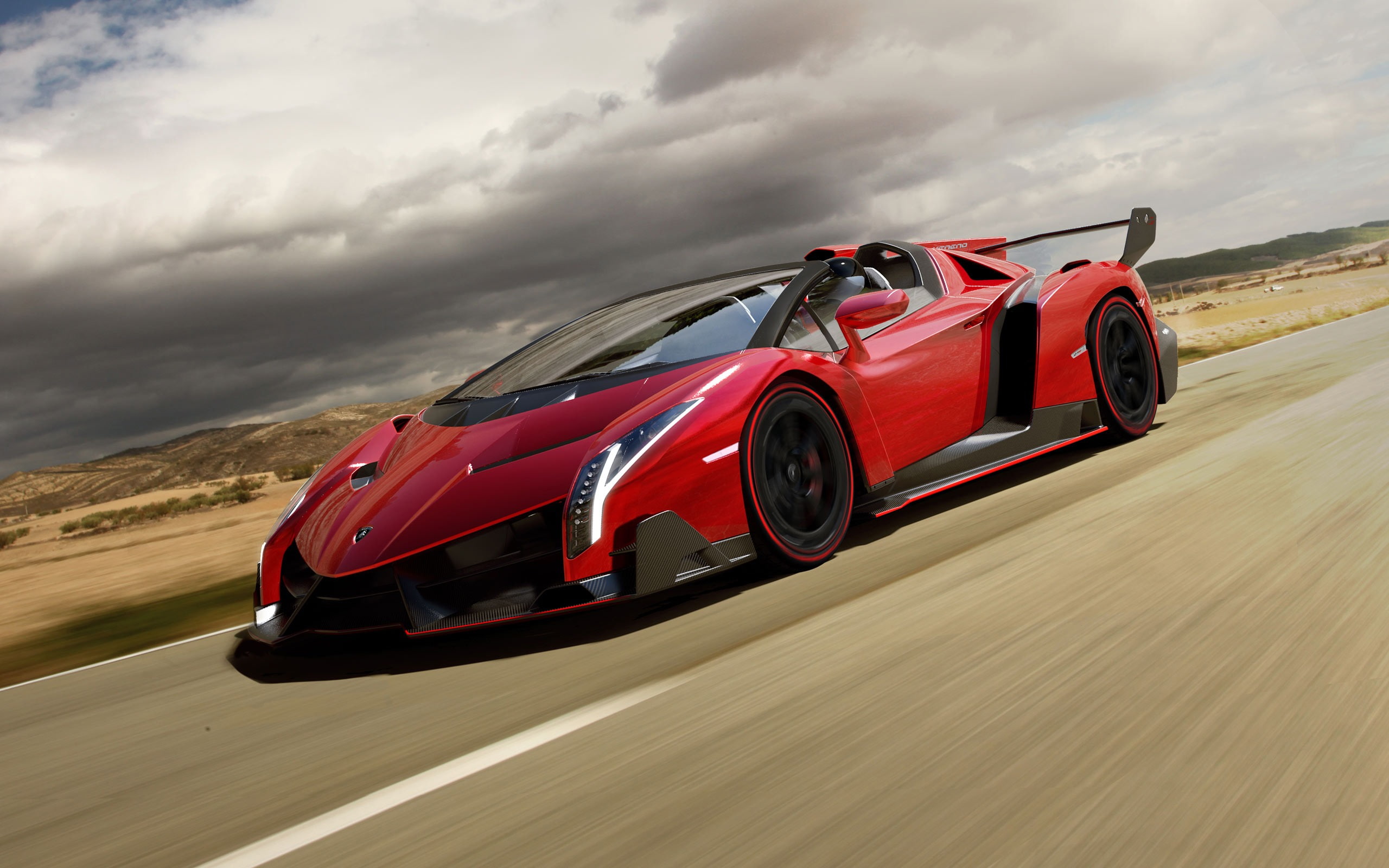 motorsport, sky, speed, day, competition, auto racing, red, car, cloud - sky, no people, lamborghini, nature, transportation, sport, mode of transportation, HD Wallpaper