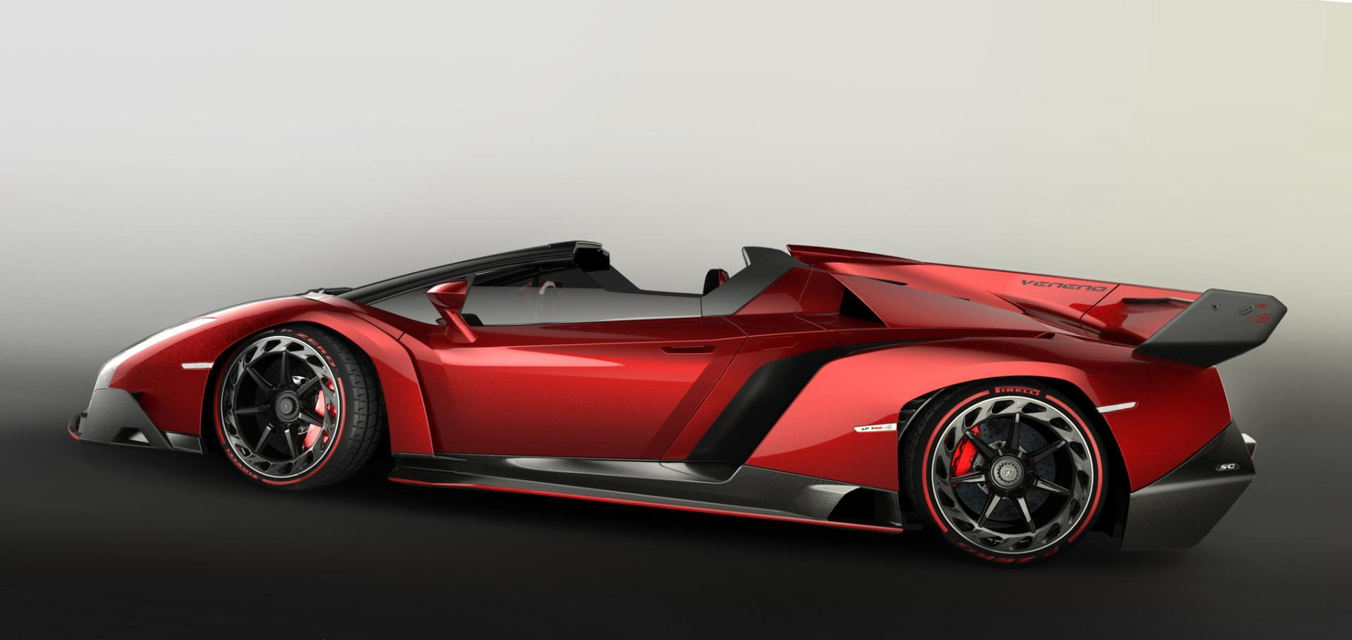 transportation, veneno, red, 1080P, sport, wealth, car, people, lambo, land vehicle, performance, lamborghini, studio shot, mode of transportation, silver colored, HD Wallpaper