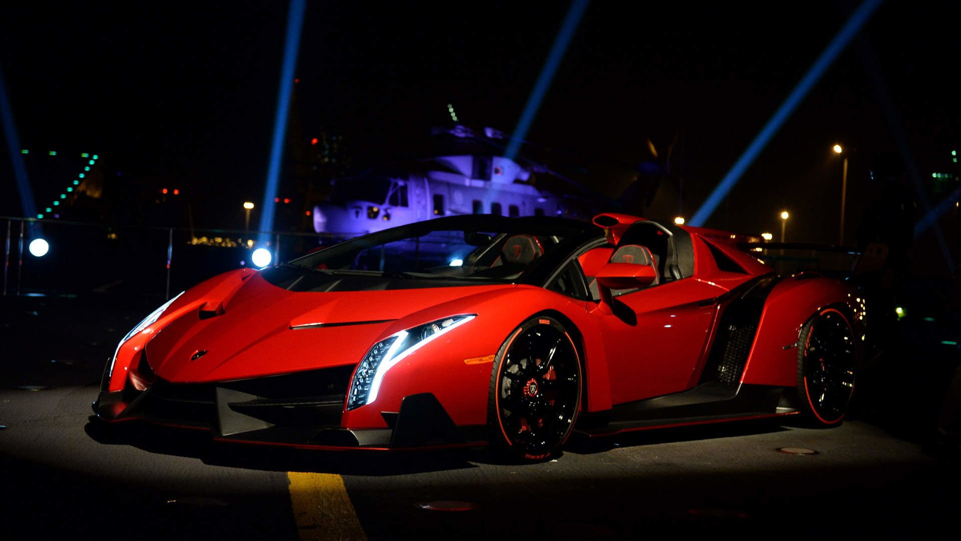 1080P, Lamborghini, Lamborghini Veneno Roadster, Vehicle, HD Wallpaper