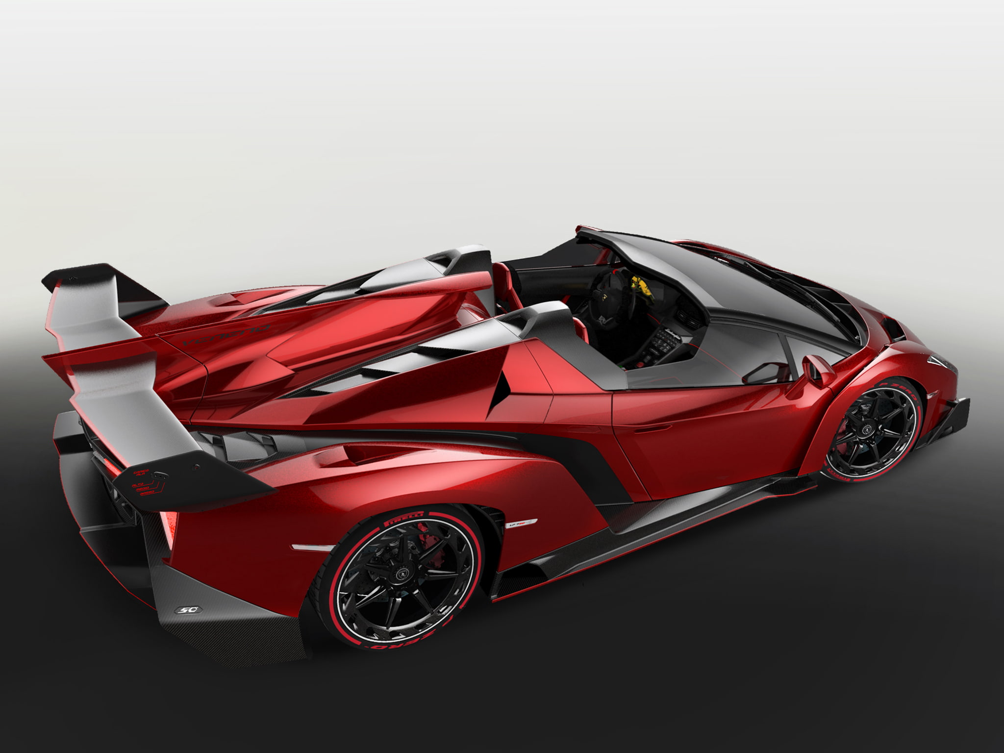 veneno, 2014, supercar, roadster, 1080P, lamborghini, HD Wallpaper