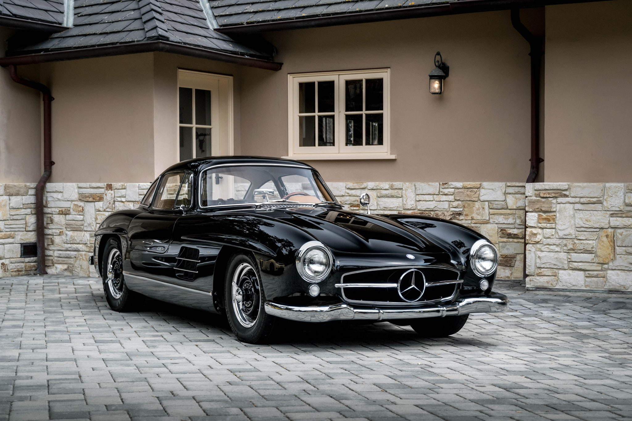 1080P, Black, 300SL, Mercedes, HD Wallpaper