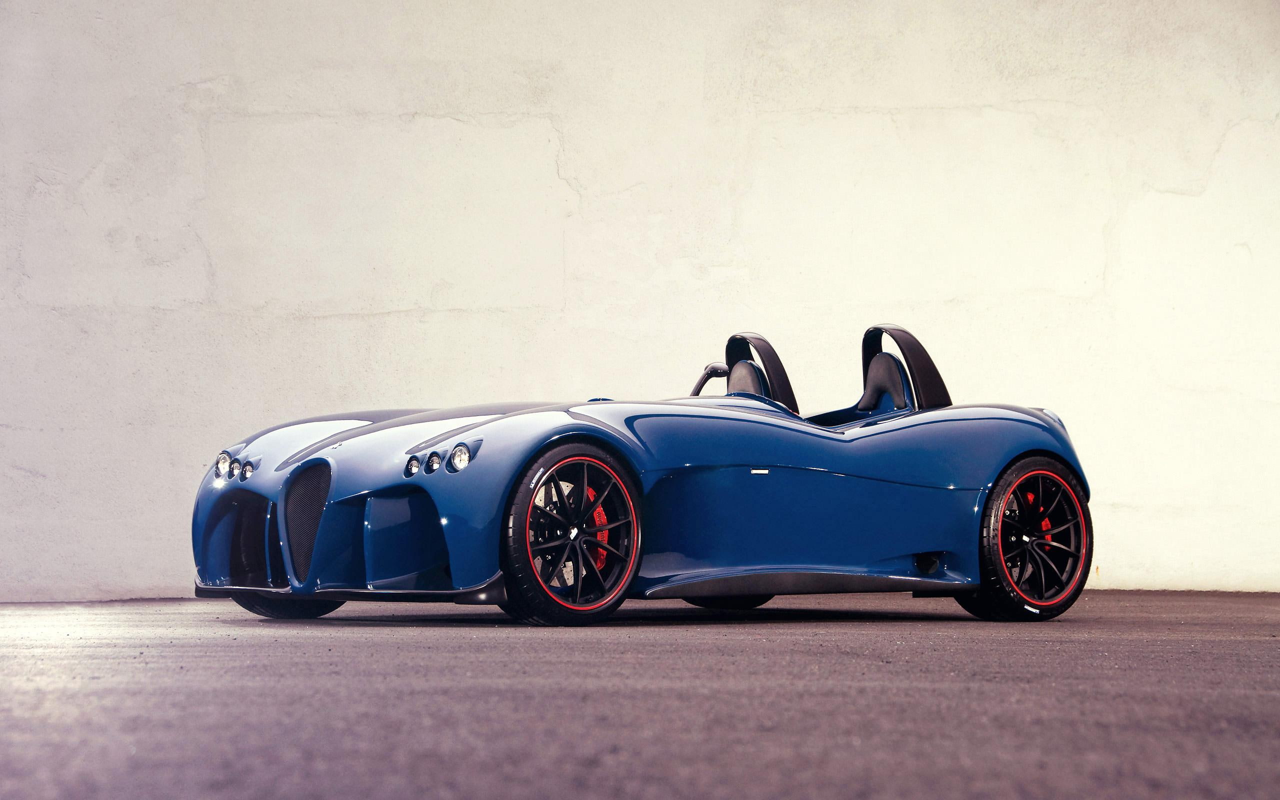 spyder, blue, 2K, other cars, wiesmann, concept, roadster, cars, HD Wallpaper