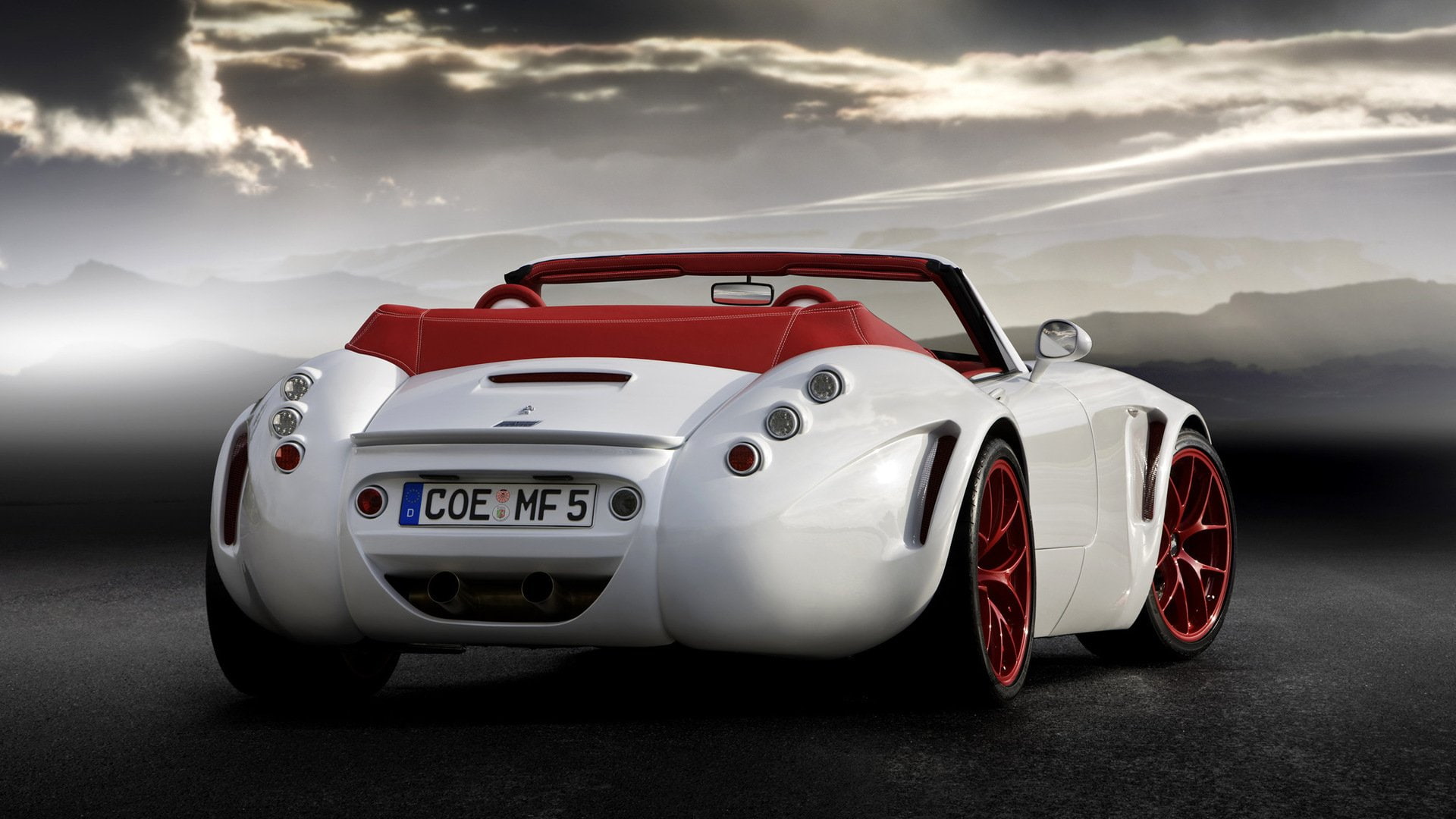 Roadster, Wiesmann GT MF5, Wiesmann MF5, White Car, 1080P, Wiesmann, Sport Car, HD Wallpaper