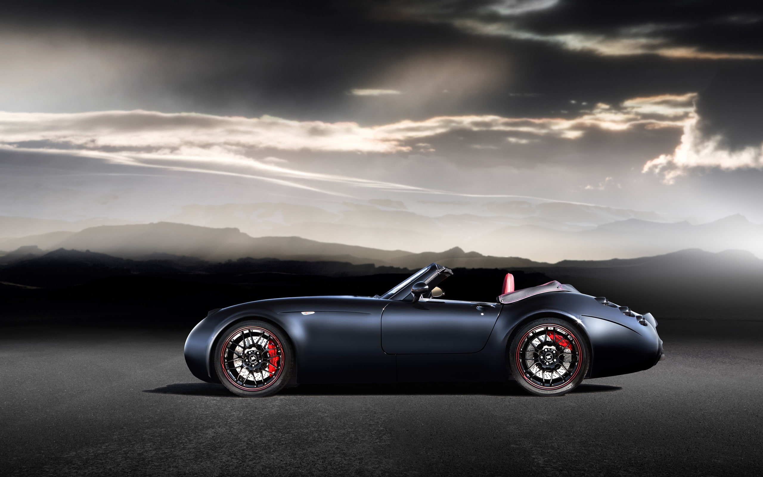 roadster, wiesmann, side, 2K, mf, coupe, black, HD Wallpaper