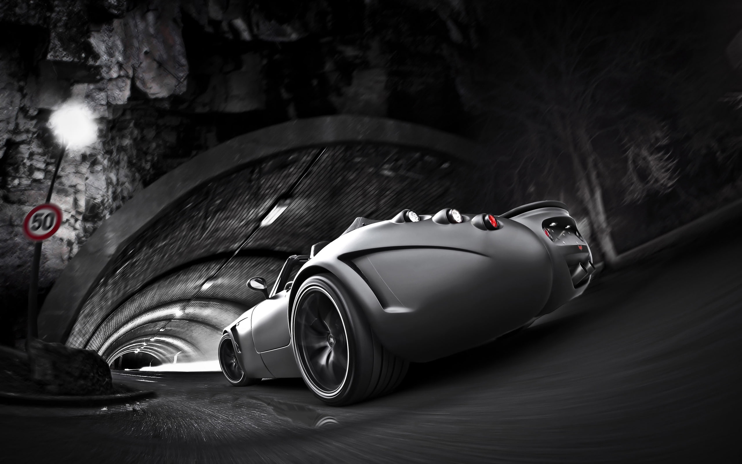 2K, bat, speed, wiesmann, black, HD Wallpaper