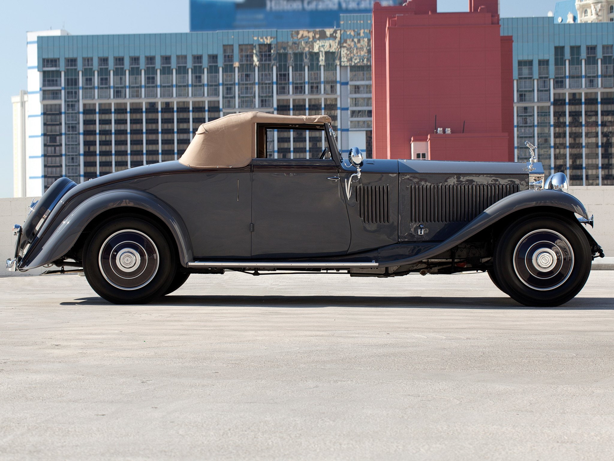 rolls, drophead, 1080P, carlton, phantom, retro, royce, phantom ii, continental, luxury, coupe, 1932, HD Wallpaper