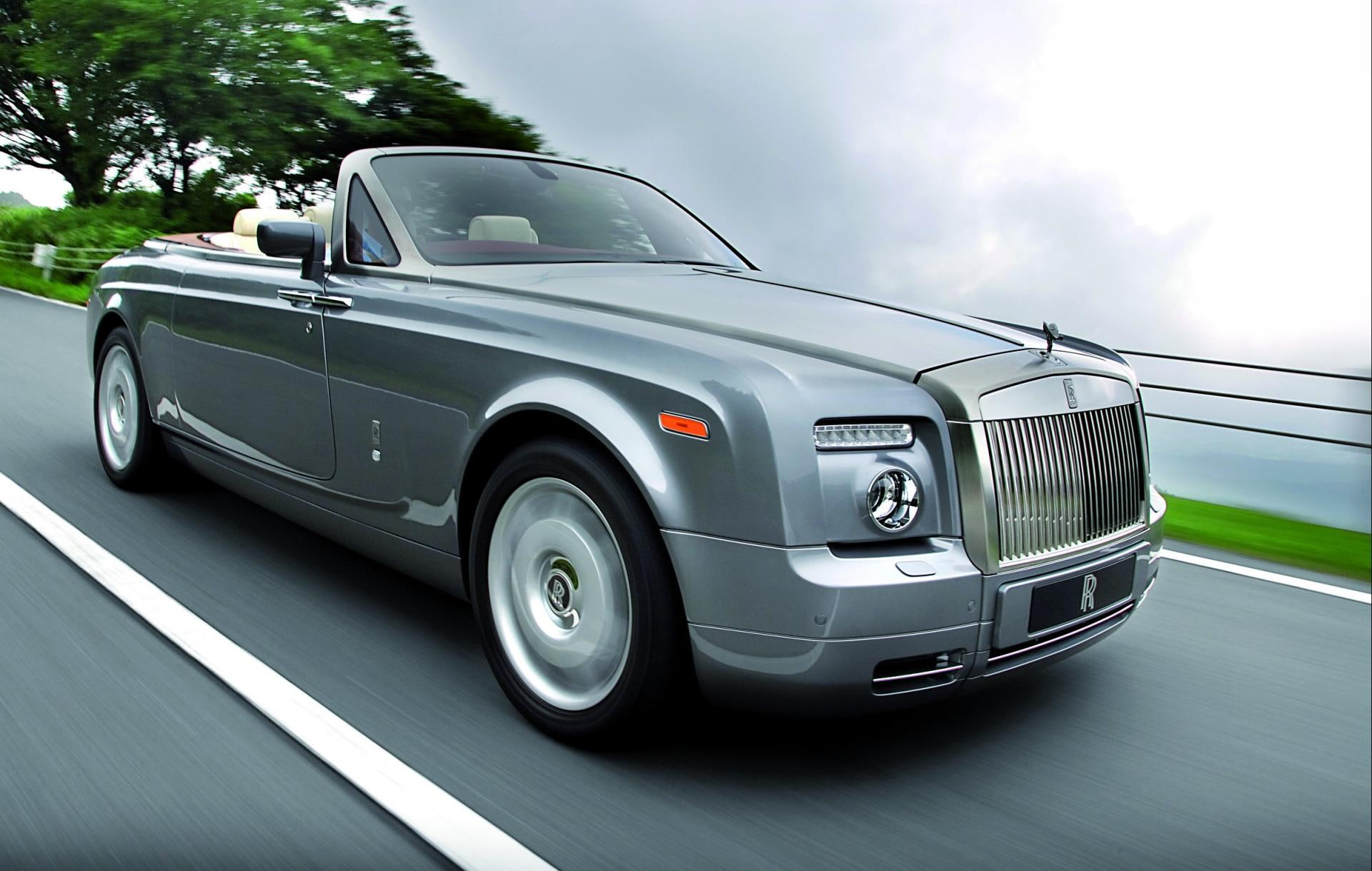 royce, drophead, phantom, 1080P, car, coupe, dhc, rolls, HD Wallpaper