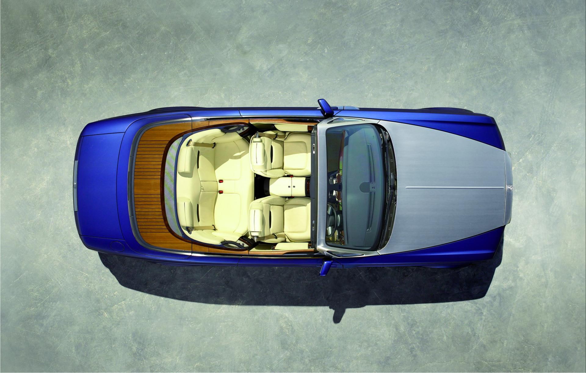 1080P, drophead, copy, atilde, car, day, phantom, single object, waterspeedcollection, rolls, dhc, motor vehicle, blue, directly above, purple, metal, HD Wallpaper