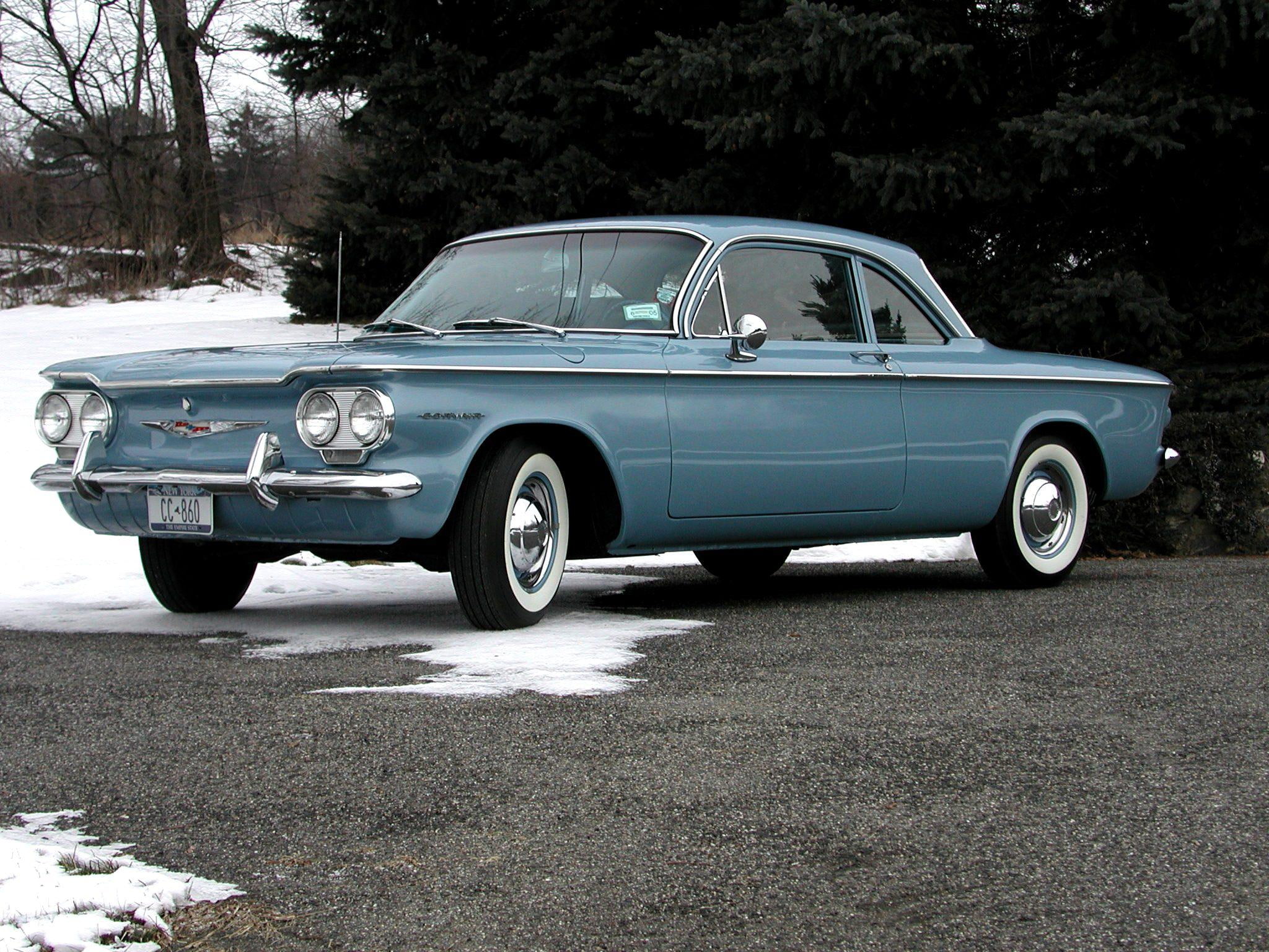 coupe, 1961, 1080P, antique, corvair, cars, classic, chevrolet, vintage, chevy, HD Wallpaper