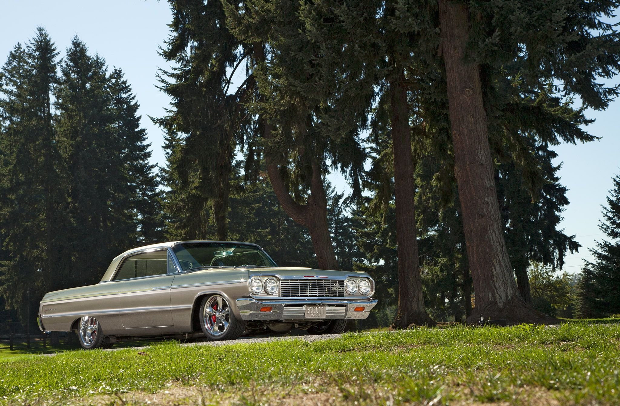 chevrolet, 1080P, cars, classic, 1964, impala, HD Wallpaper